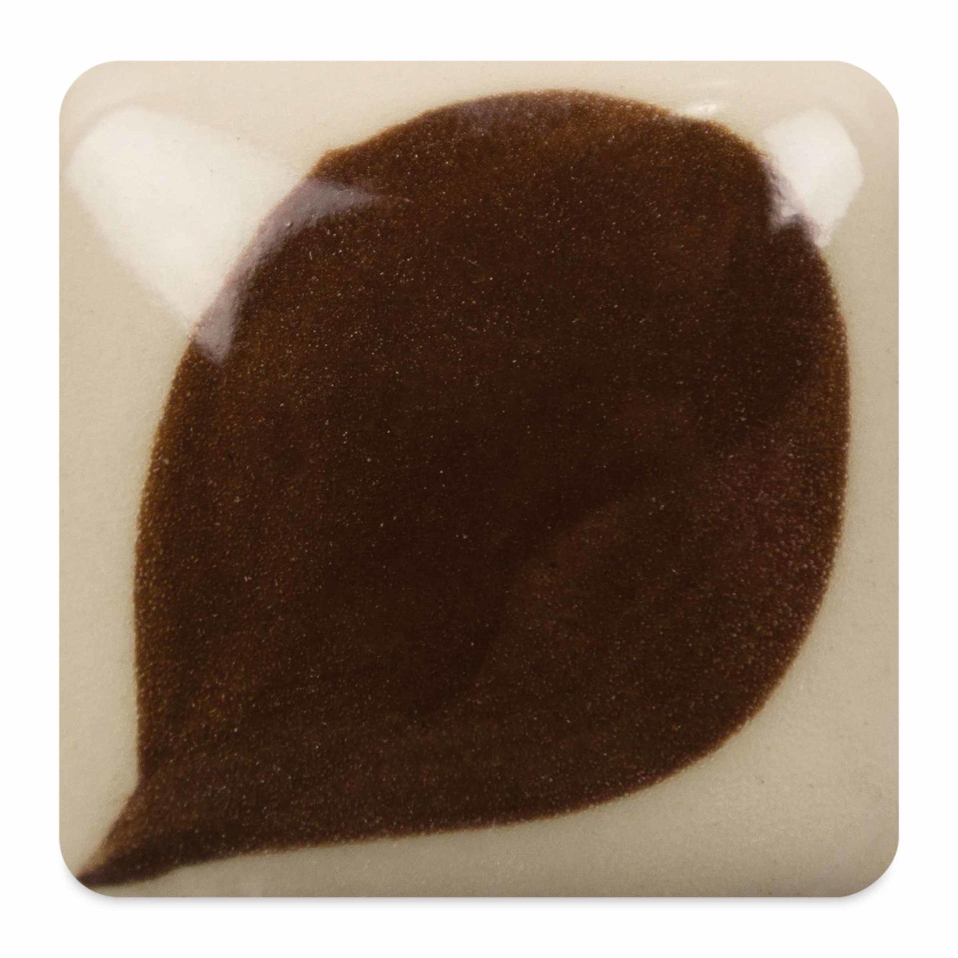 Duncan E-Z Stroke Translucent Underglaze - French Brown fired to cone 10 reduction