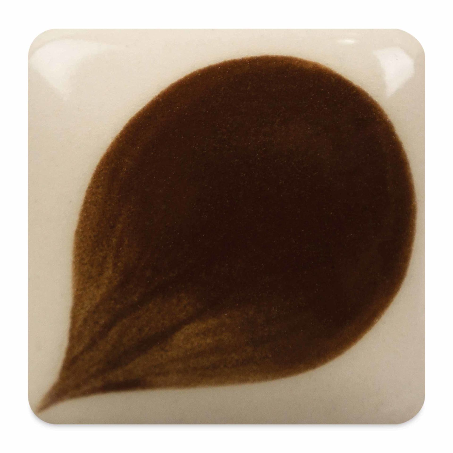 Duncan E-Z Stroke Translucent Underglaze - French Brown fired to cone 6 oxidation