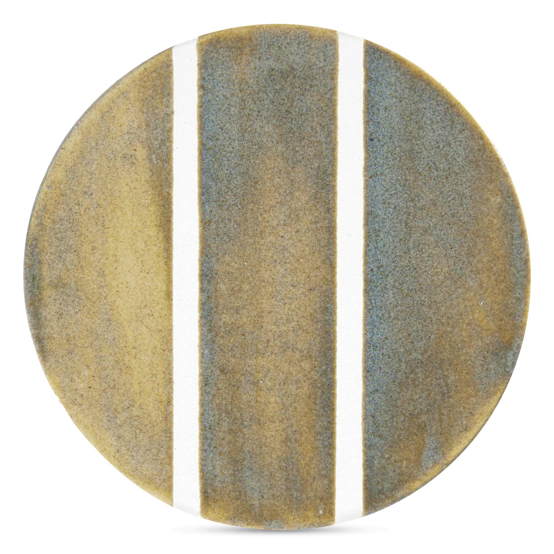 Speedball Studio Plus Glaze - Morning Fog, 16 oz one, two, and three coat comparison