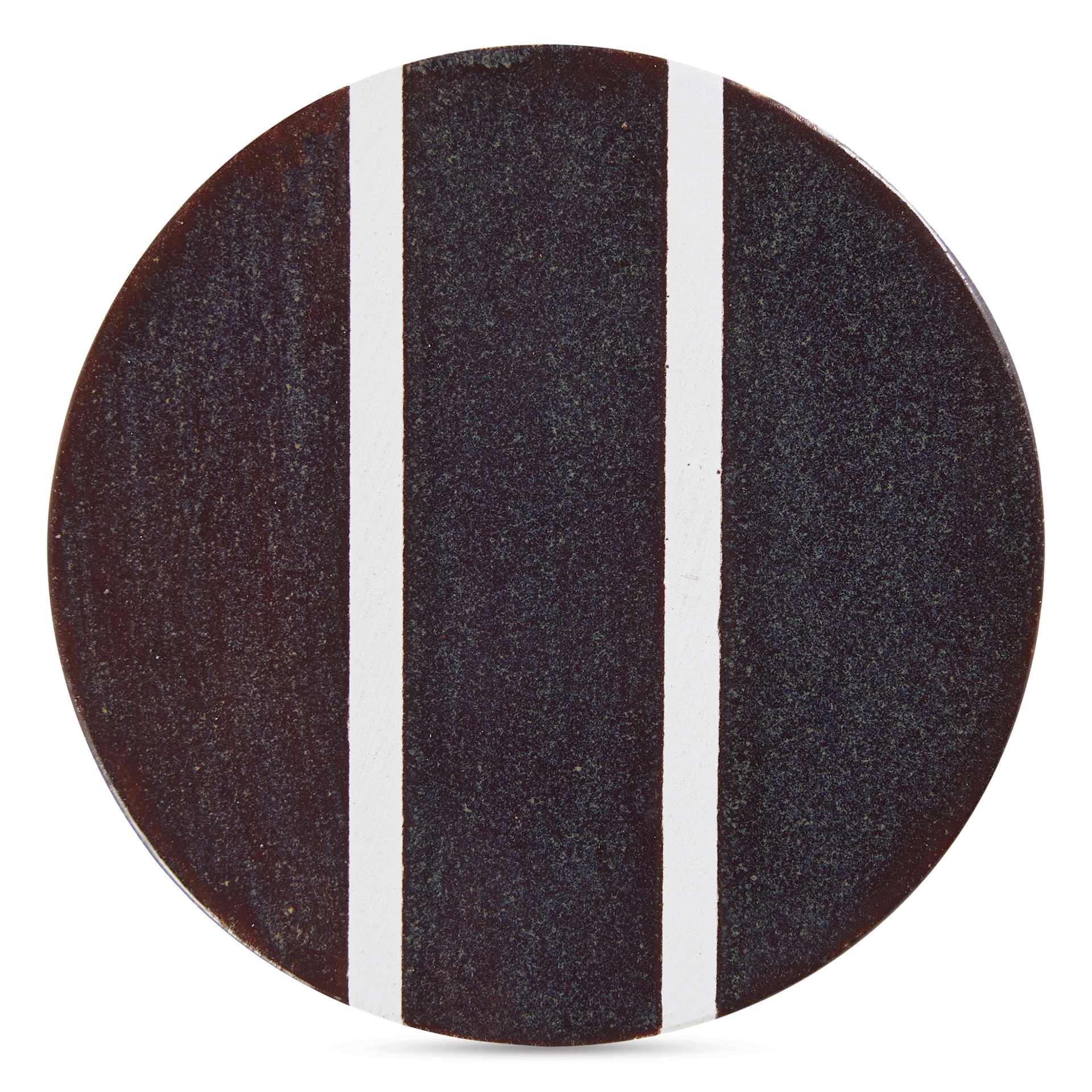 Speedball Studio Plus Glaze - Plumberry Ember, 2 oz one, two, and three coat comparison