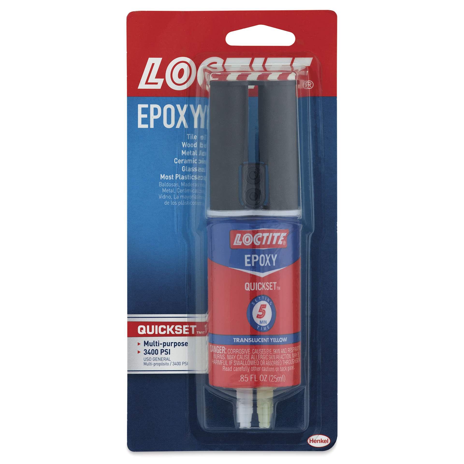 Loctite Epoxy Quickset - 0.85 oz - front of packaging