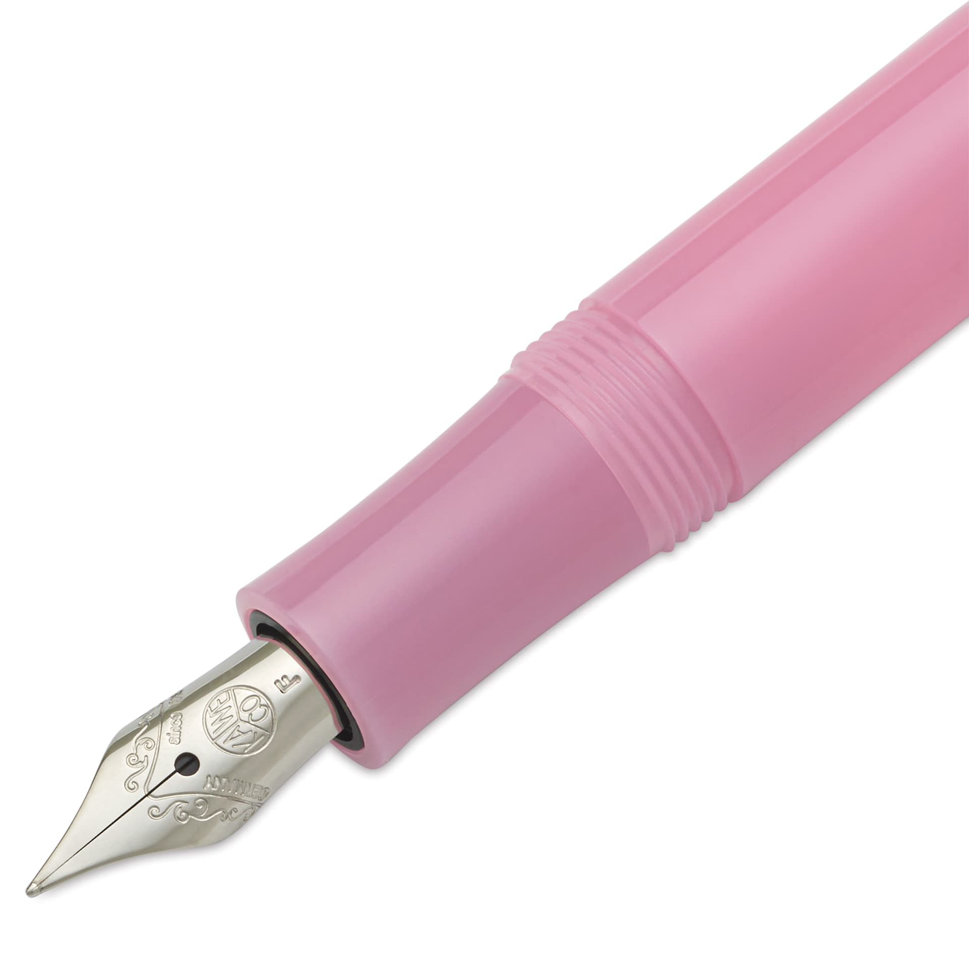 Kaweco Frosted Sport Fountain Pen - Blush Pitaya, Fine, close-up of the nib