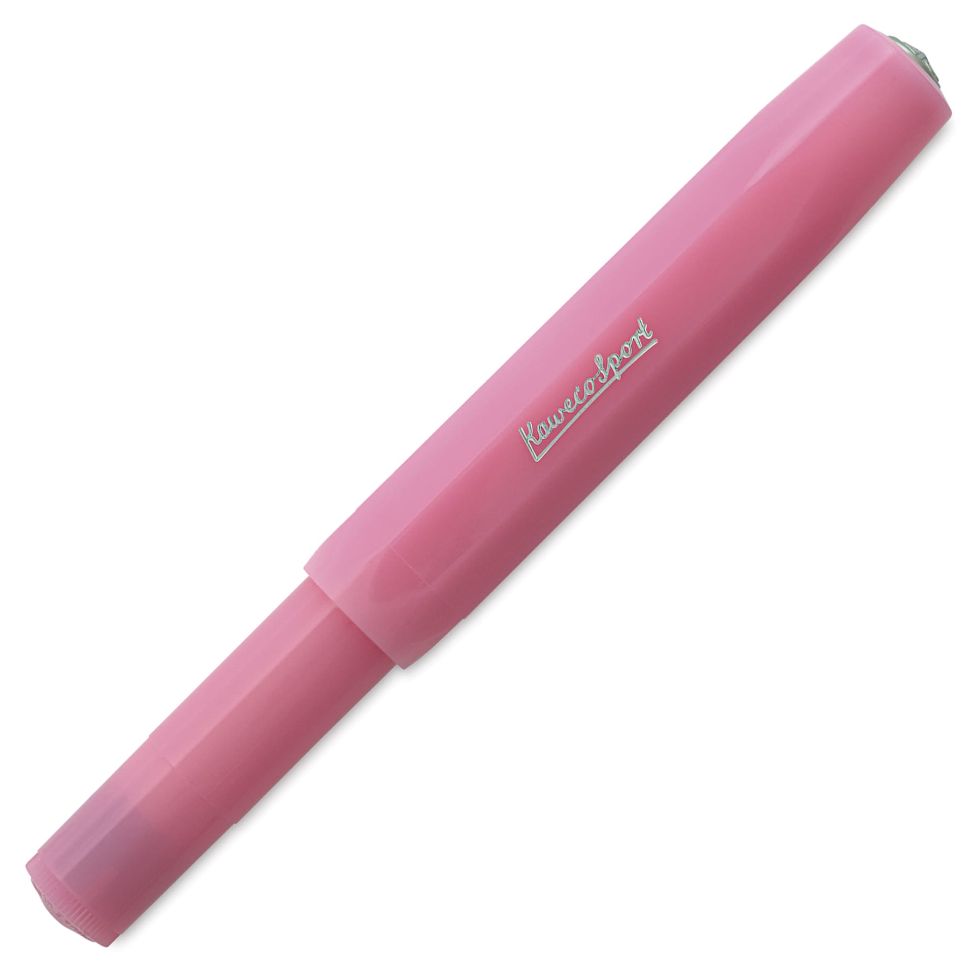 Kaweco Frosted Sport Rollall Pen - Blush Pitaya, cap replaced