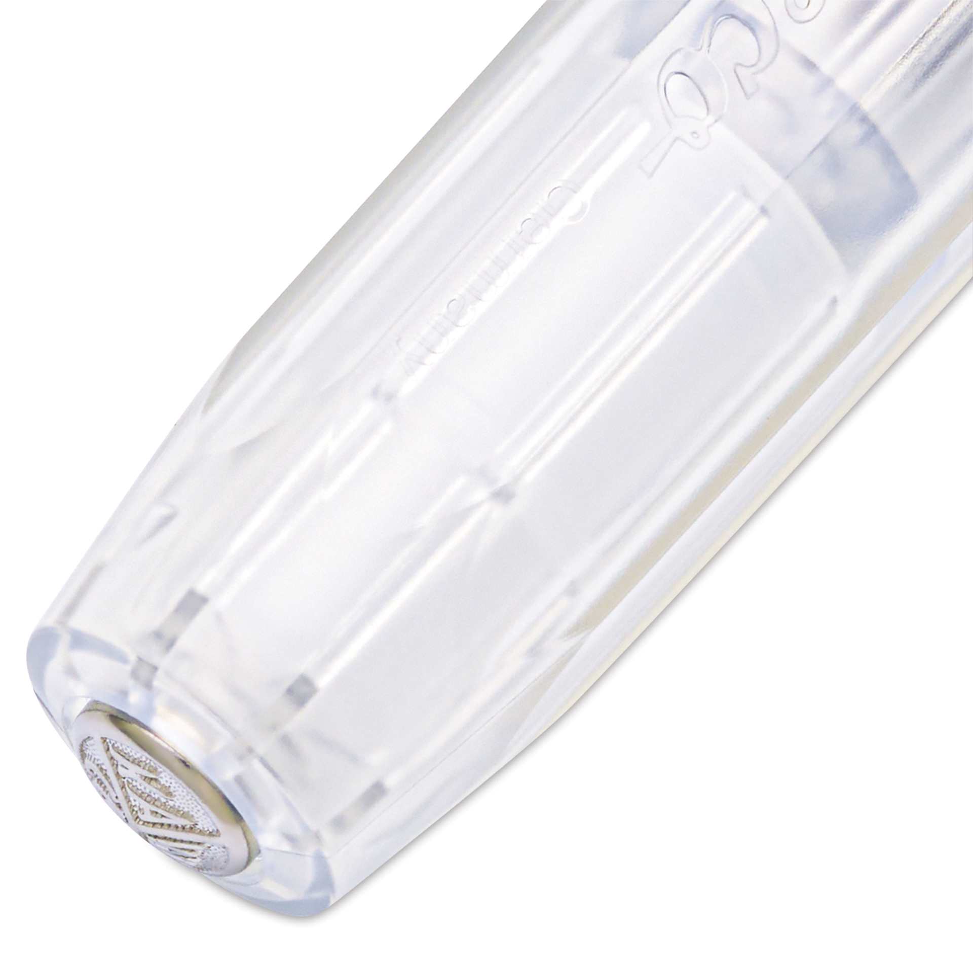 Kaweco Perkeo Rollerball Pen - Clear - close-up of cap