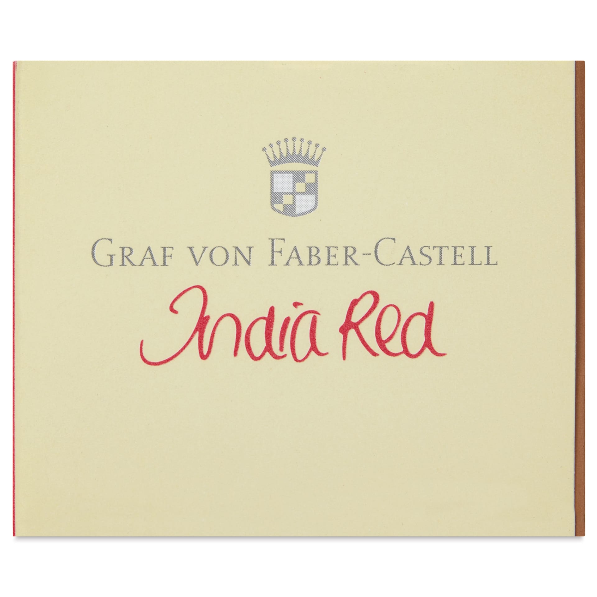 Graf von Faber-Castell Fountain Pen Cartridges - India Red, Pkg of 6 - front of packaging