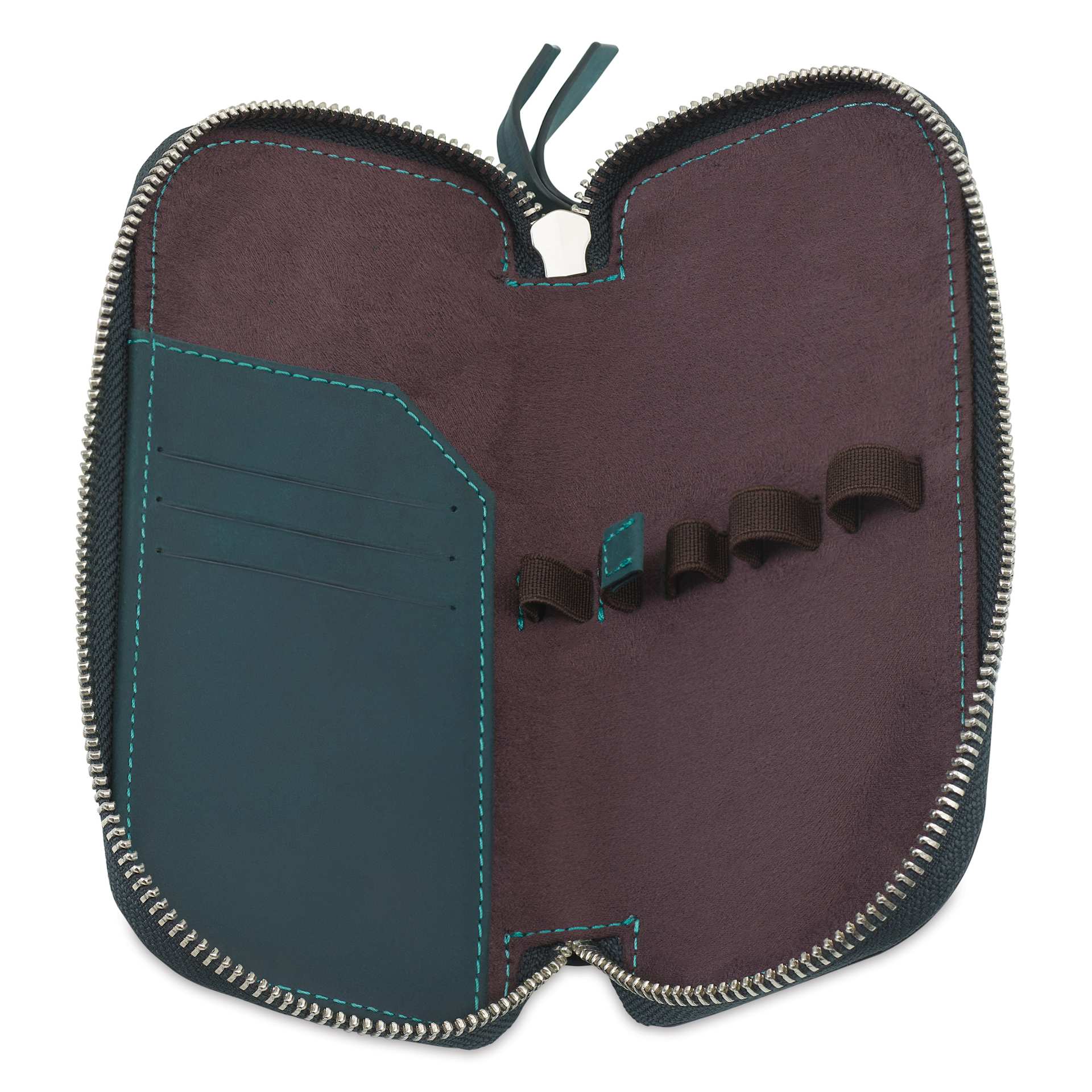 Endless Companion 3 Pen Pouch - Blue, pen case open