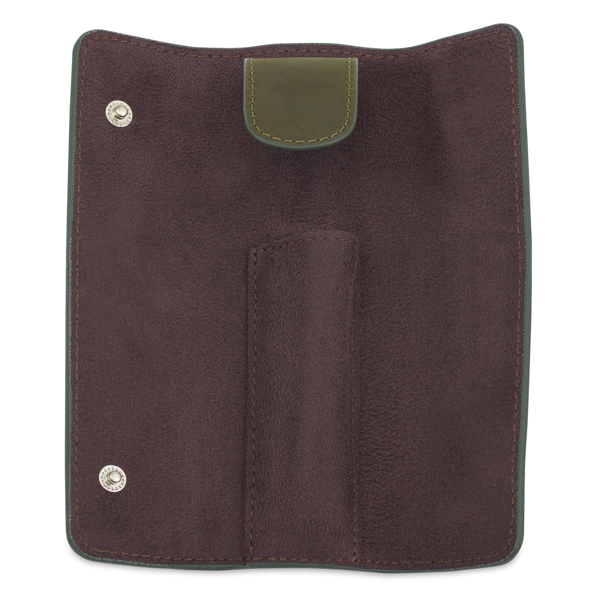 Endless Companion Single Pen Pouch - Green, open