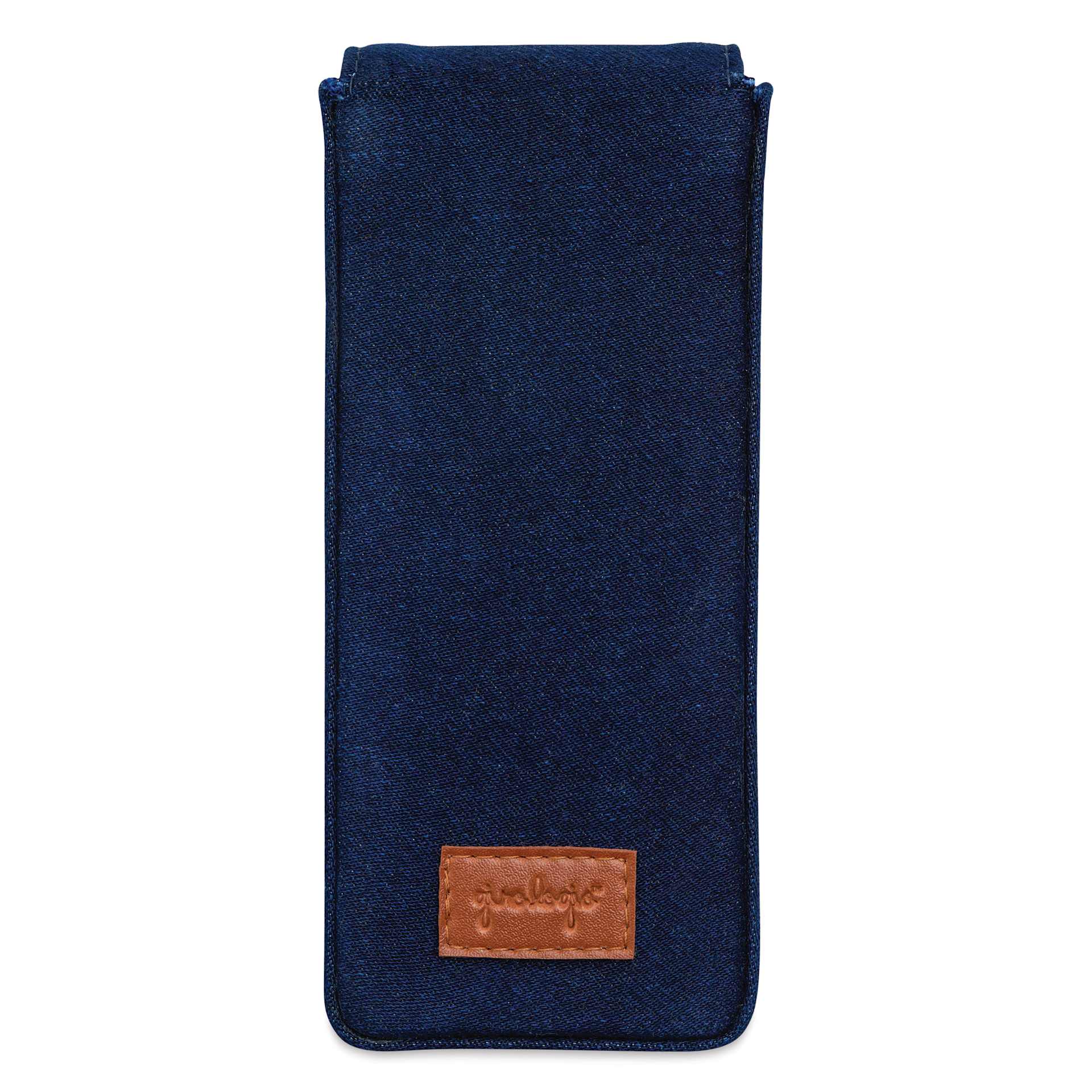 Girologio 3 Denim Pen Case - Cotton Denim, back of the case