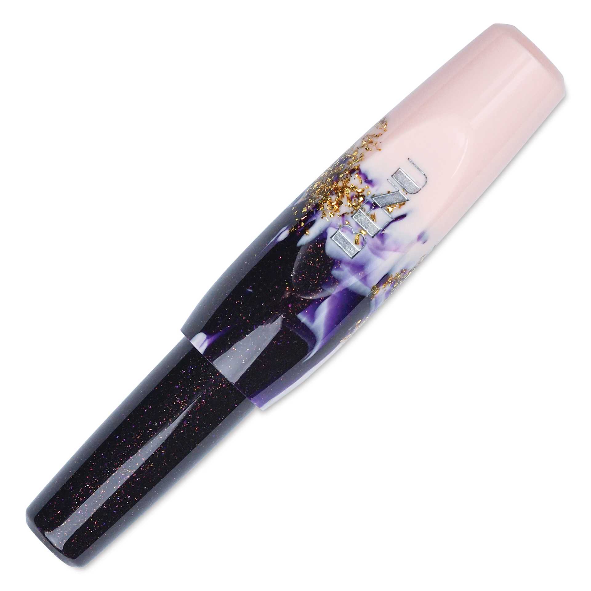 Benu Pixie Fountain Pen - Plum Cream, cap on (image may show a different size nib)