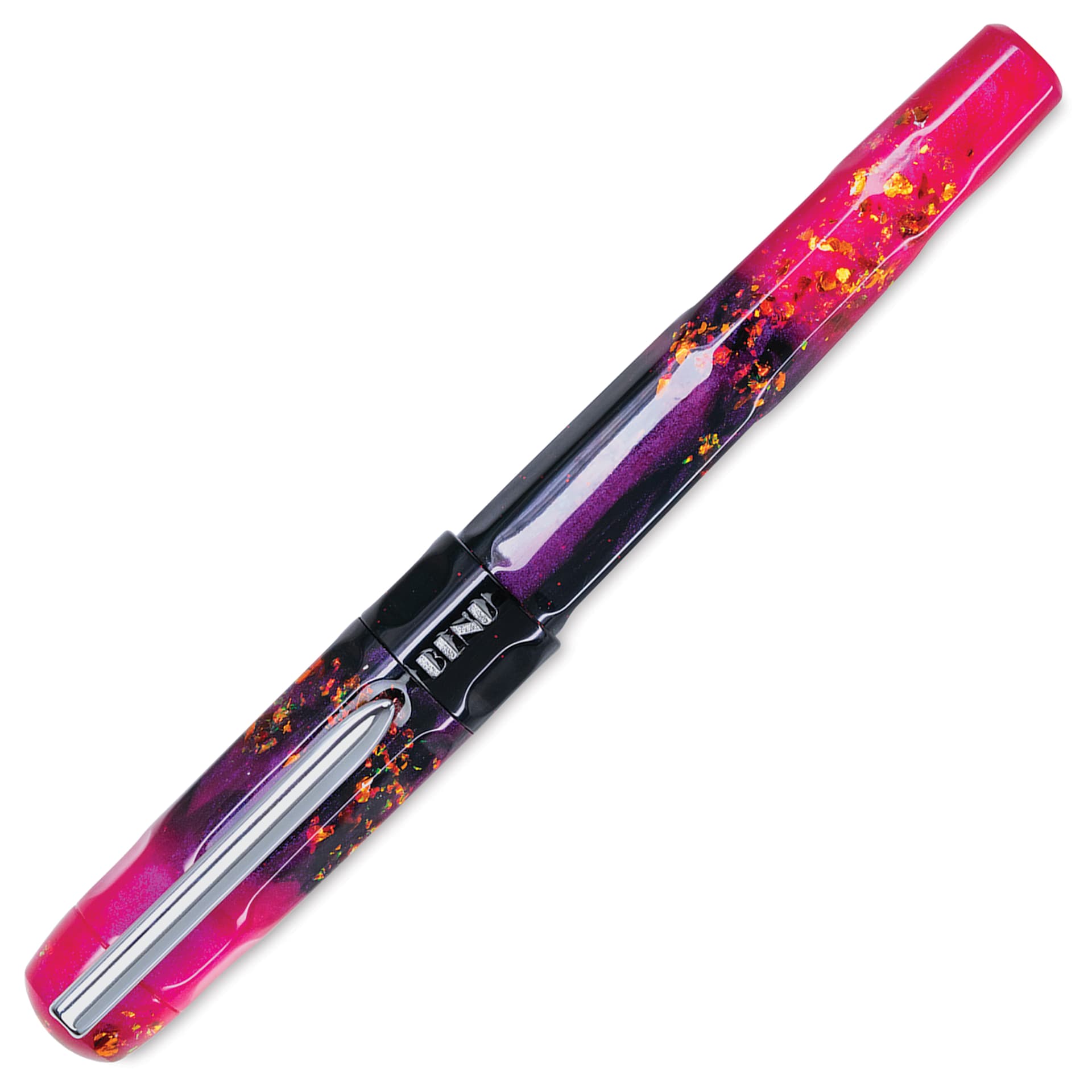 Benu Talisman Fountain Pen - Lily of the Incas, cap on