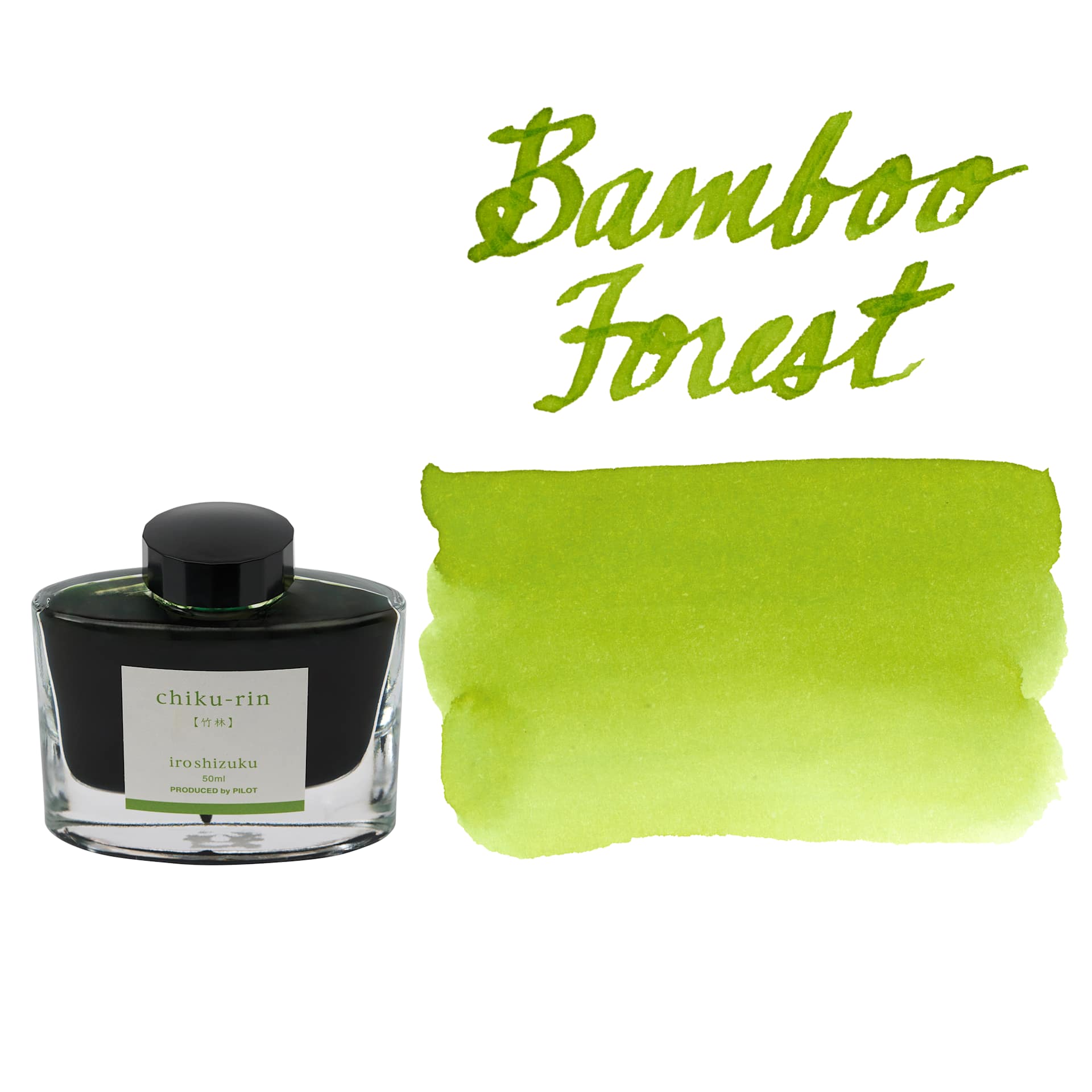 Pilot Iroshizuku Fountain Pen Ink - Bamboo Forest (Chiku-rin), 50
