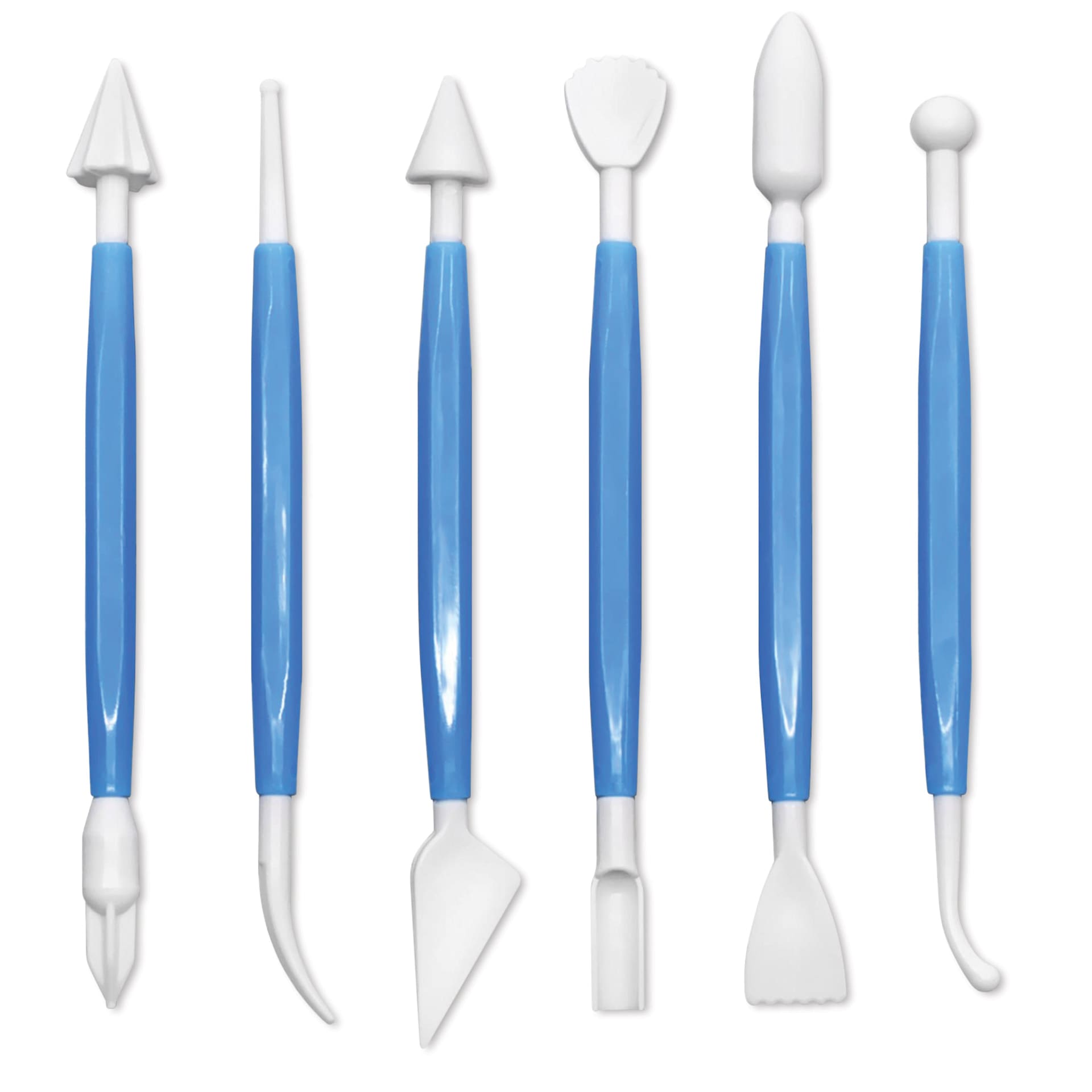 Carvers’ Clay Ceramic and Pottery Sculpting Tools - Set of 6