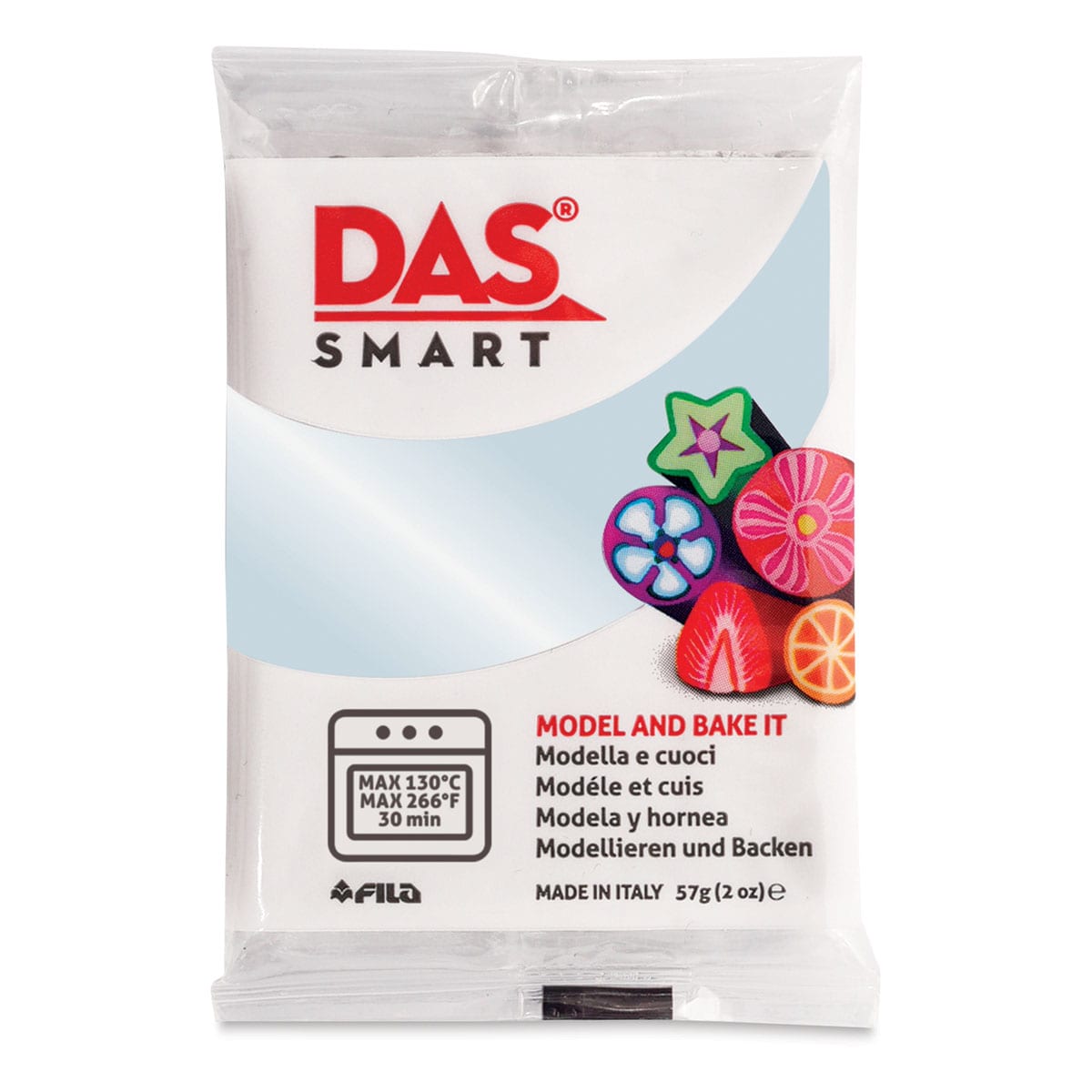 DAS Smart Polymer Clay - Opal White, 2 oz