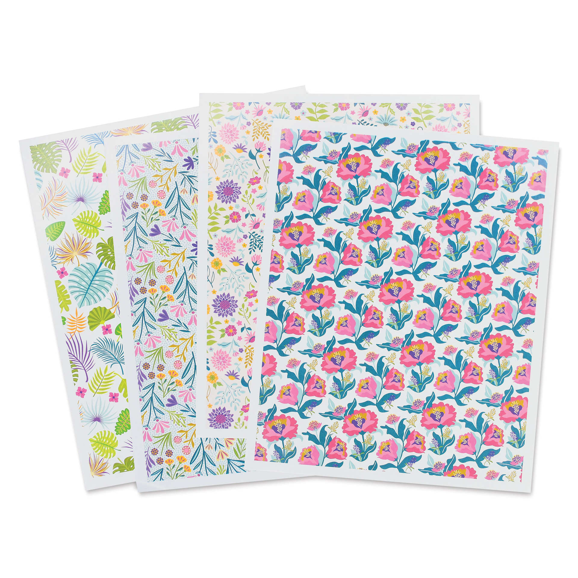 Sculpey Clay Transfers - Pkg of 4, Botanicals