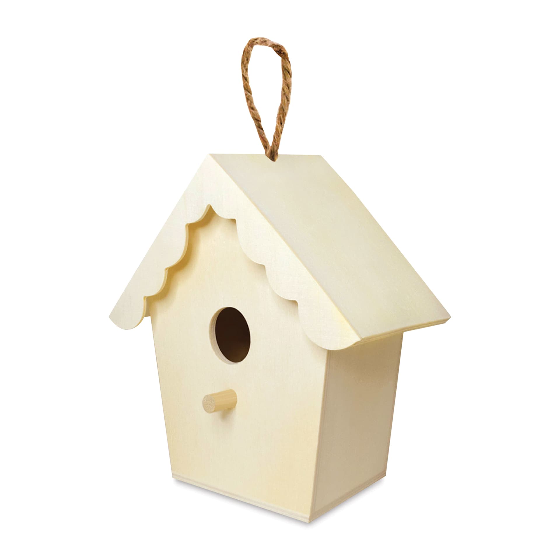 Craft Medley Wood Birdhouse With Scalloped Roof | BLICK Art Materials