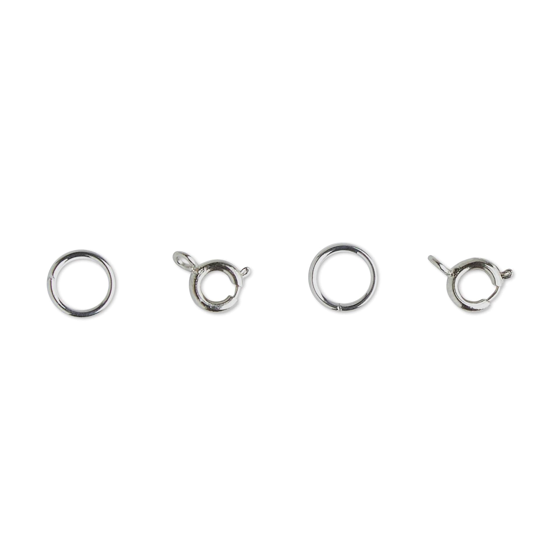 Pop! Spring Rings and Jump Rings Findings, close-up 