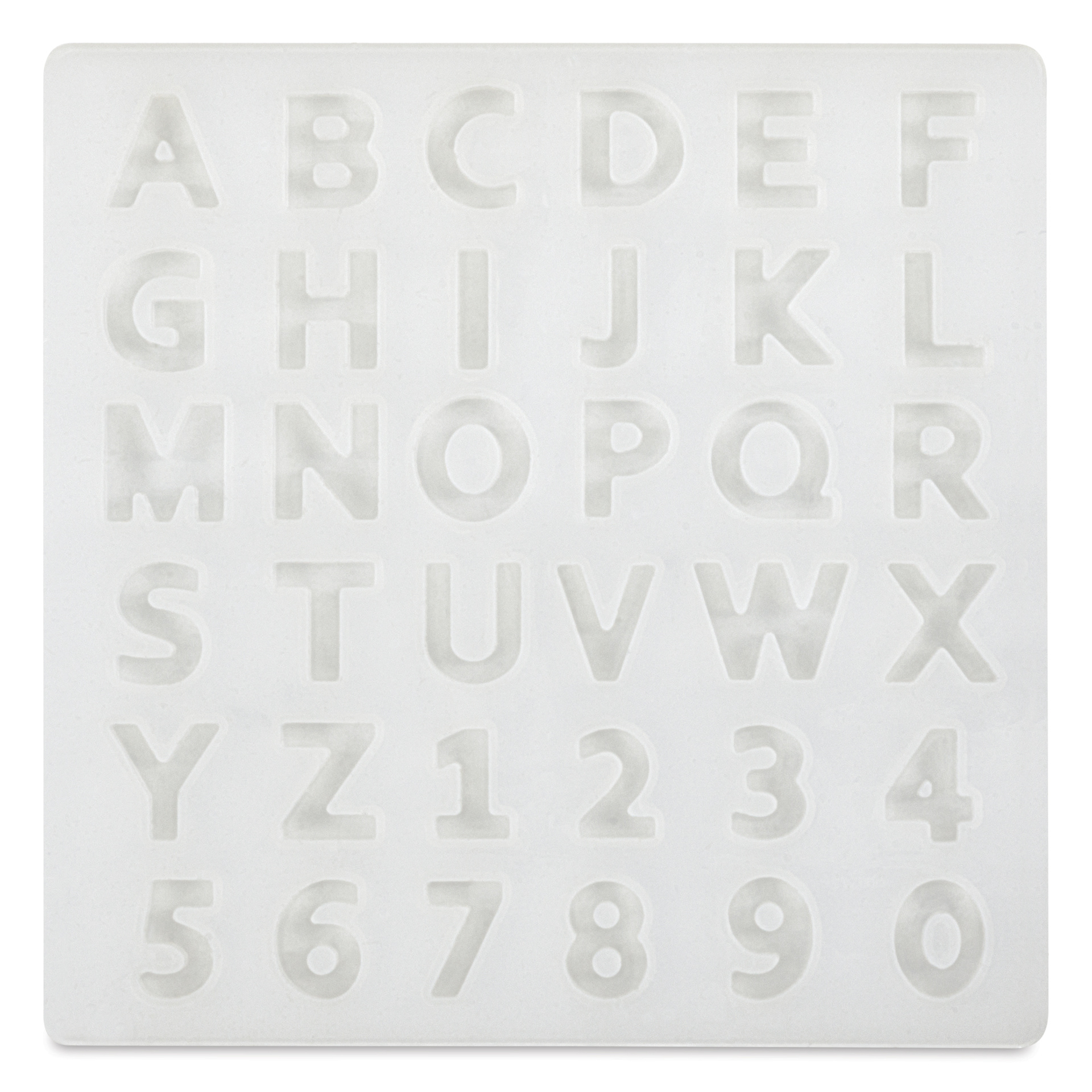 Jewelry Made By Me Alphabet Silicone Mold - Small