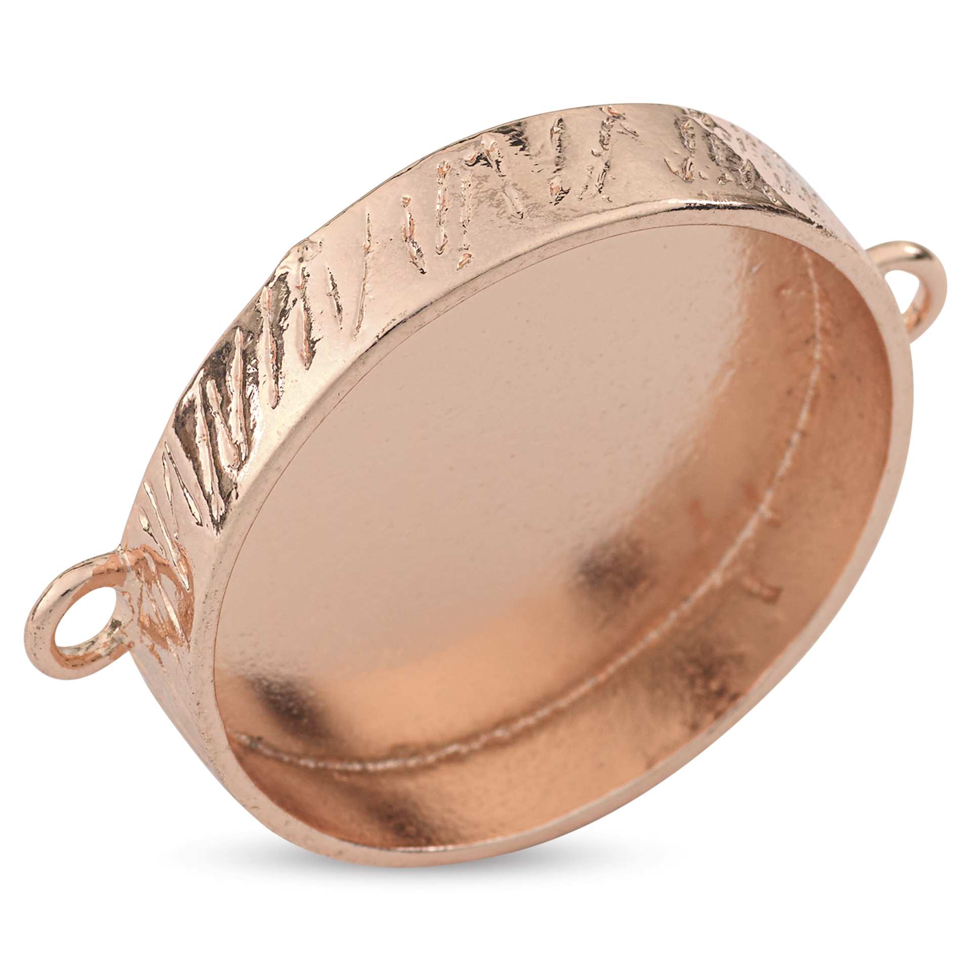 Ranger Ice Industrial Bezel - Circle, Rose Gold, 30 mm Dia.