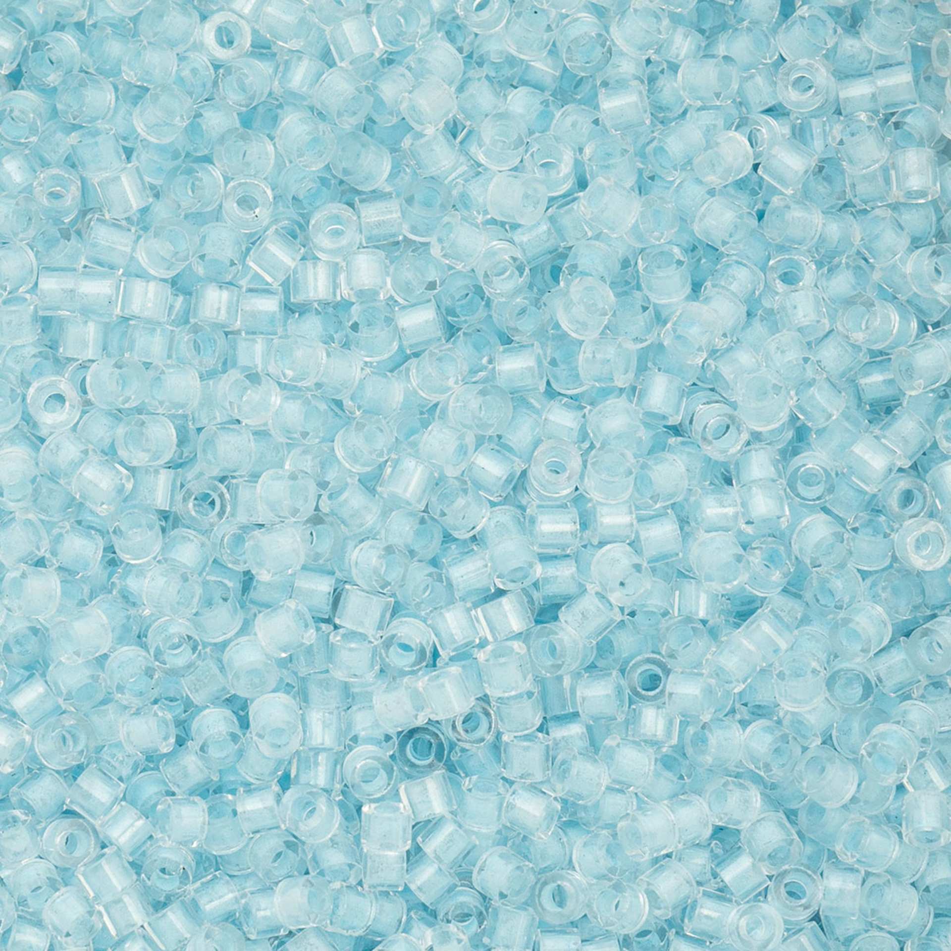 John Bead Cylin 11/0 Glow in the Dark Cylindrical Seed Beads - Sky, 25g