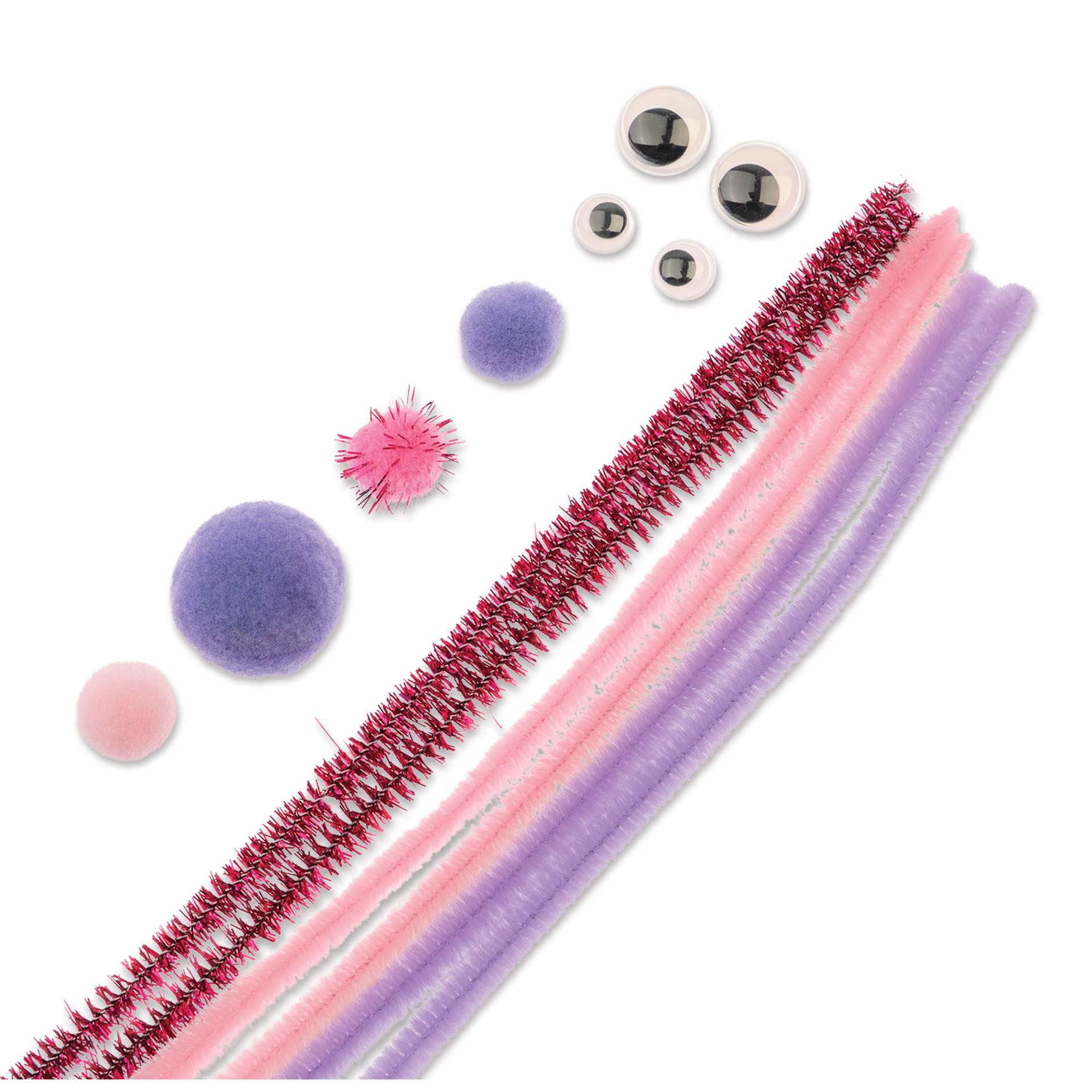 John Bead Mixed Craft Combo Pack - Pkg of 300, Princess Mix