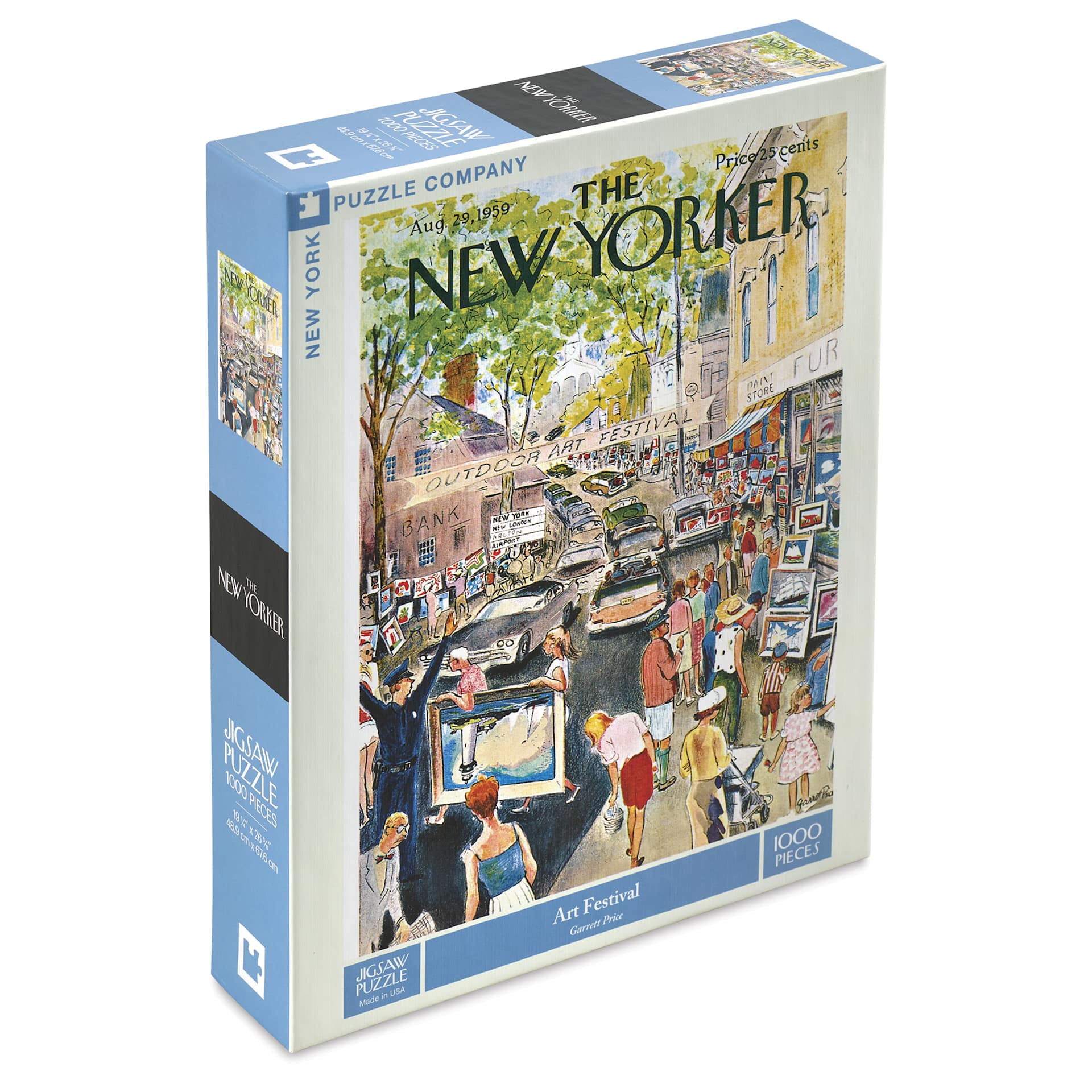 New Yorker Magazine Cover Puzzle - Art Festival, 1000 pieces