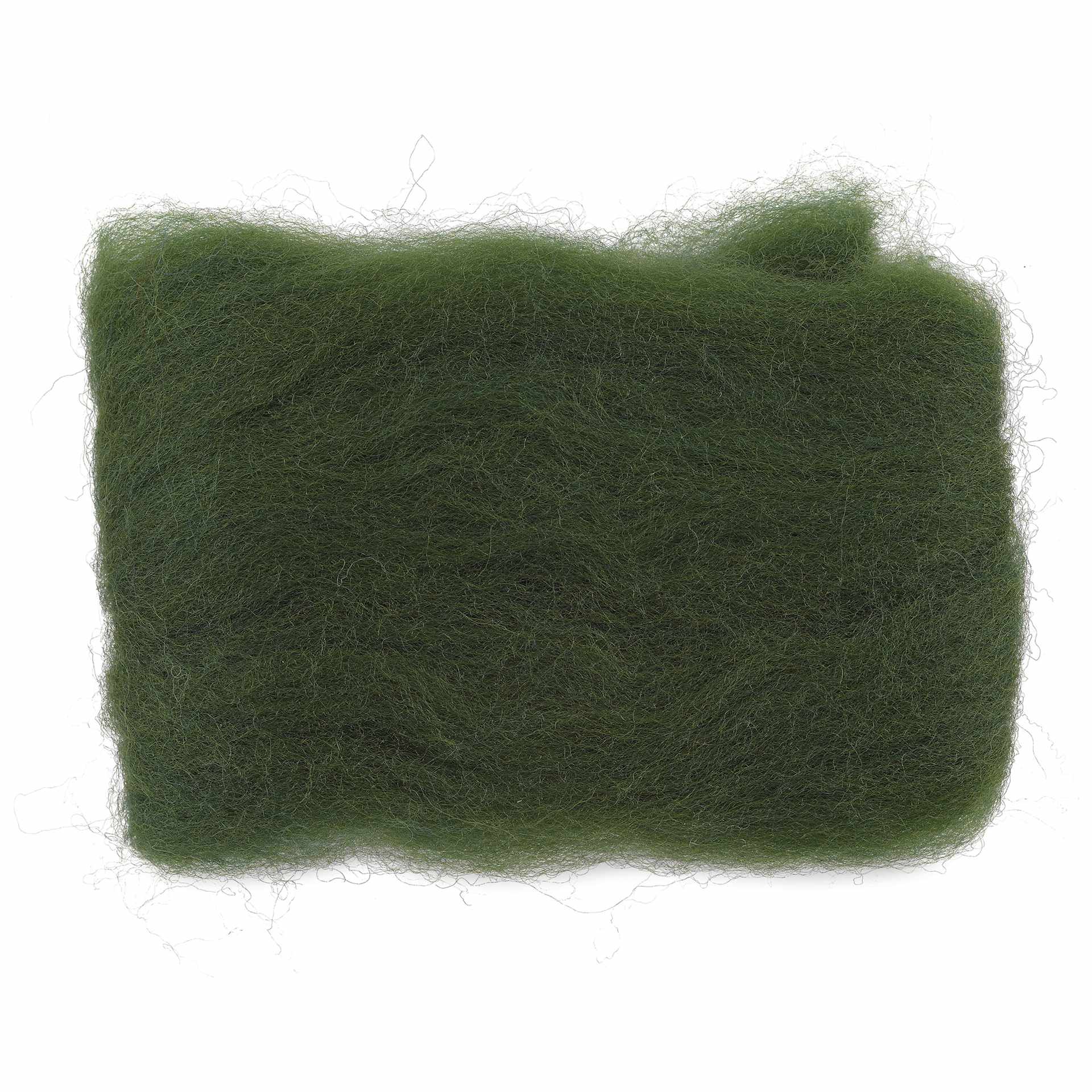 Wistyria Editions 100% Wool Roving - Forest Green, 14"
