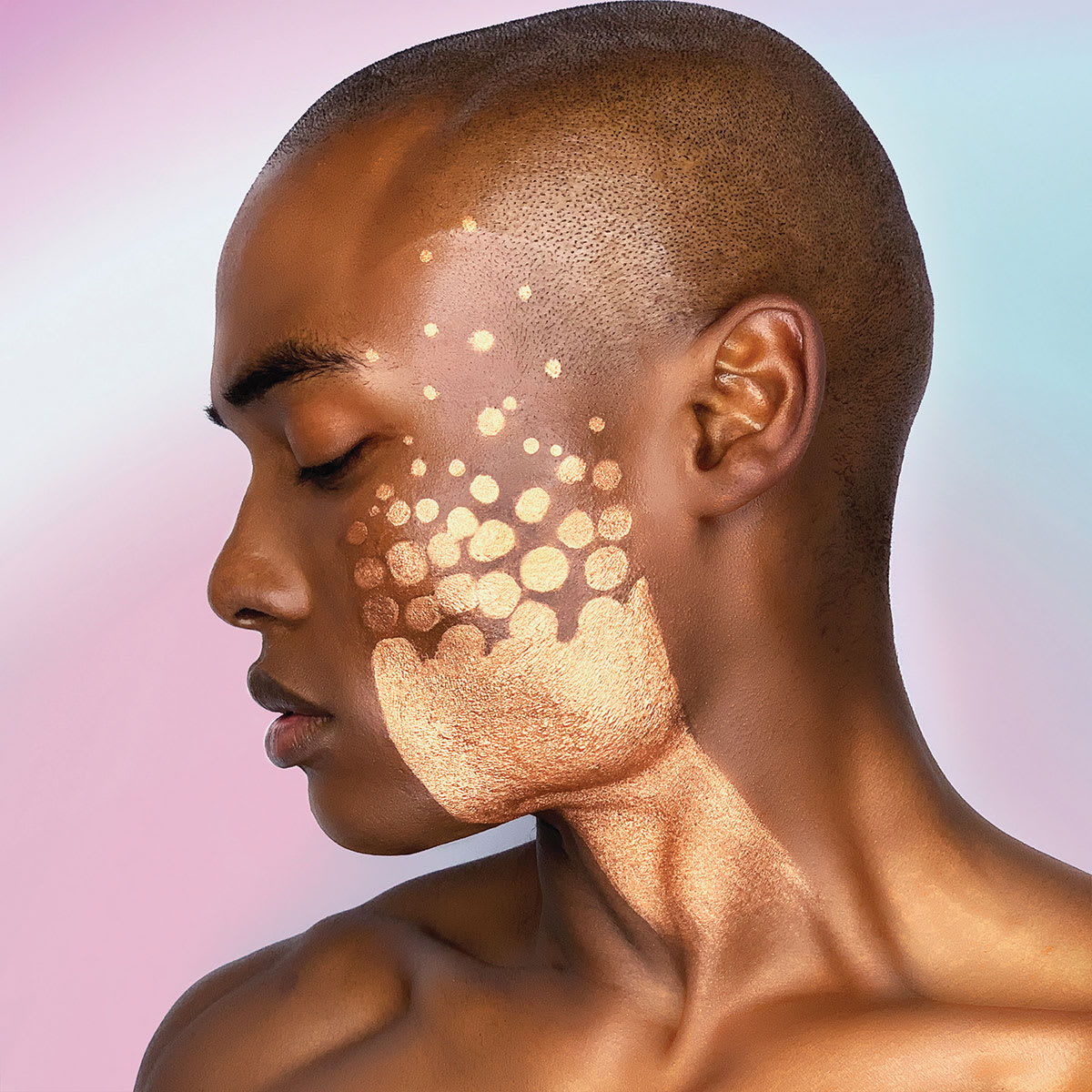Stencil1 FX Makeup Stencils - Bubble Up (Shown on model)