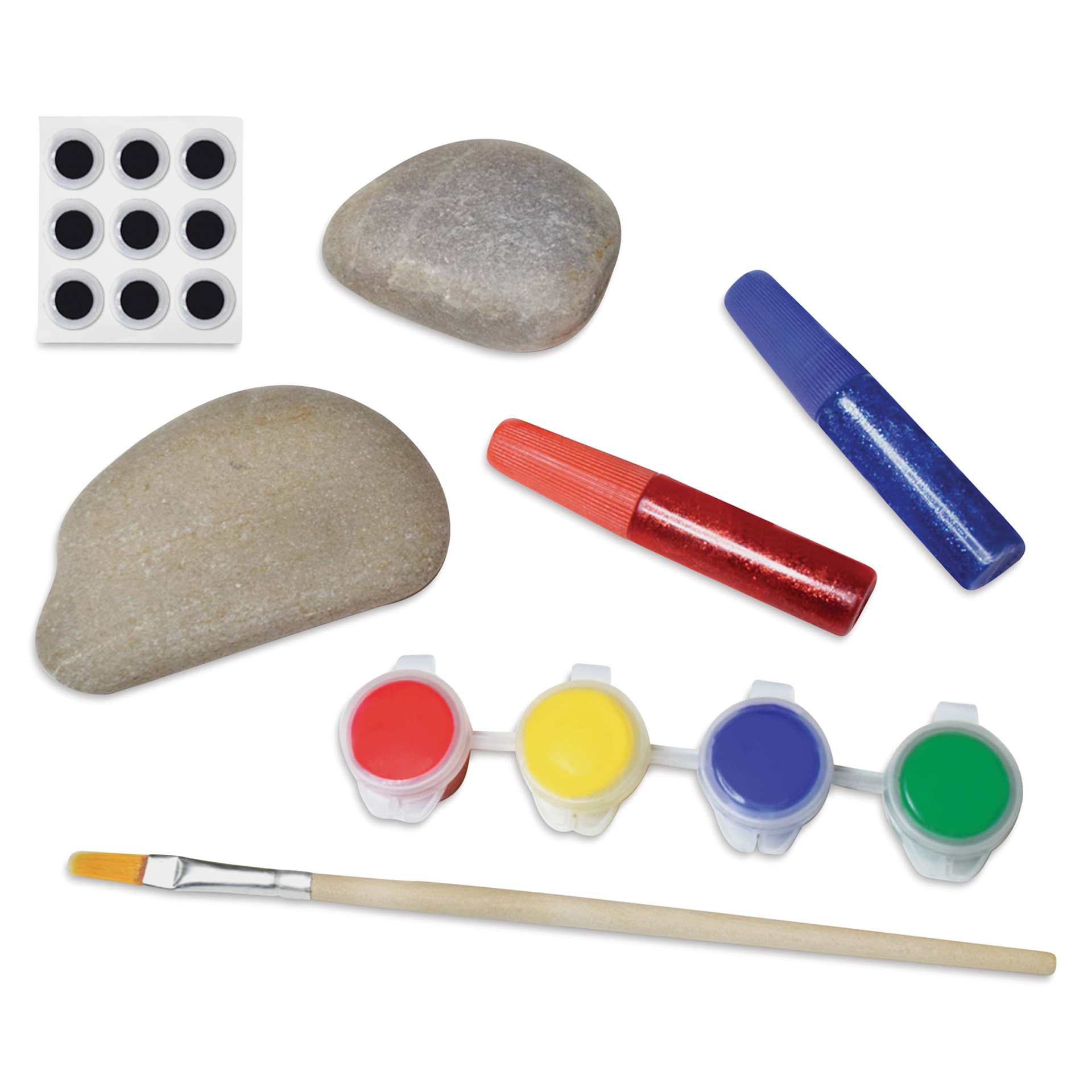 Krafty Kids Pet Rock Kit - Primary | BLICK Art Materials