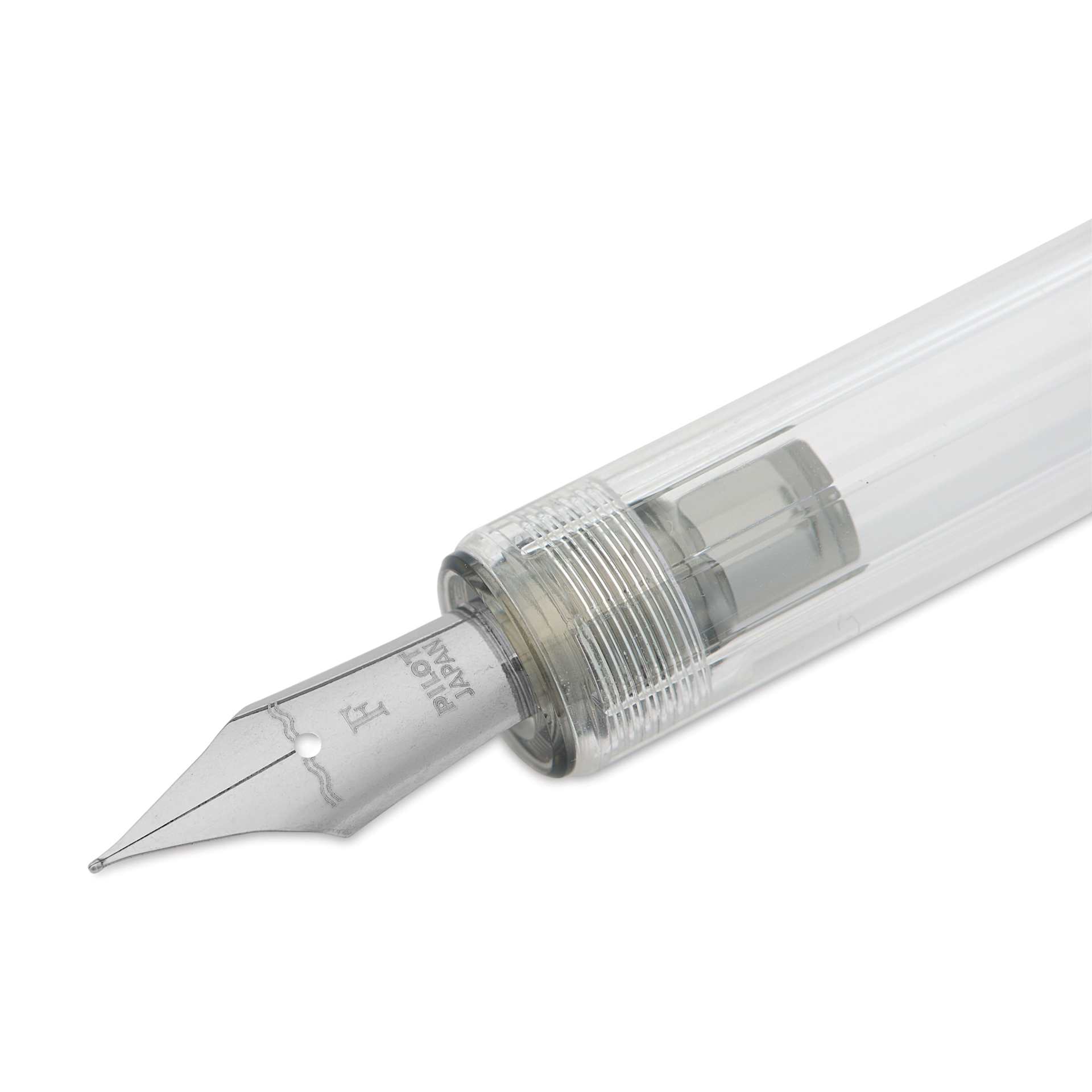 Pilot Iro-Utsushi Dip Pen - Clear, Fine Nib, close up