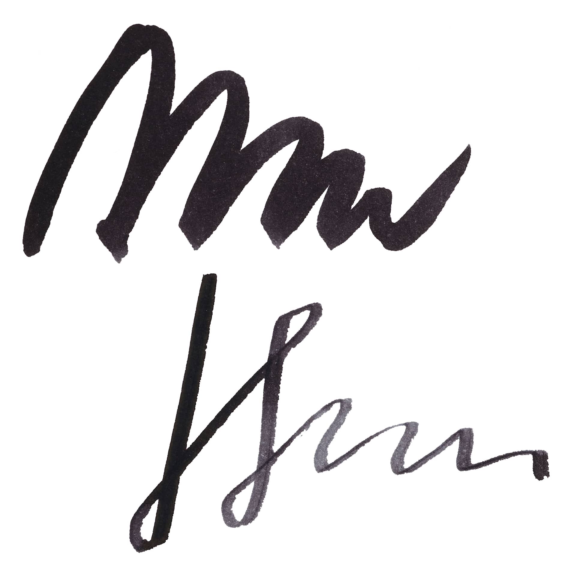 Tom Hessin Fountain Pen Ink - Birmingham Noir swatch