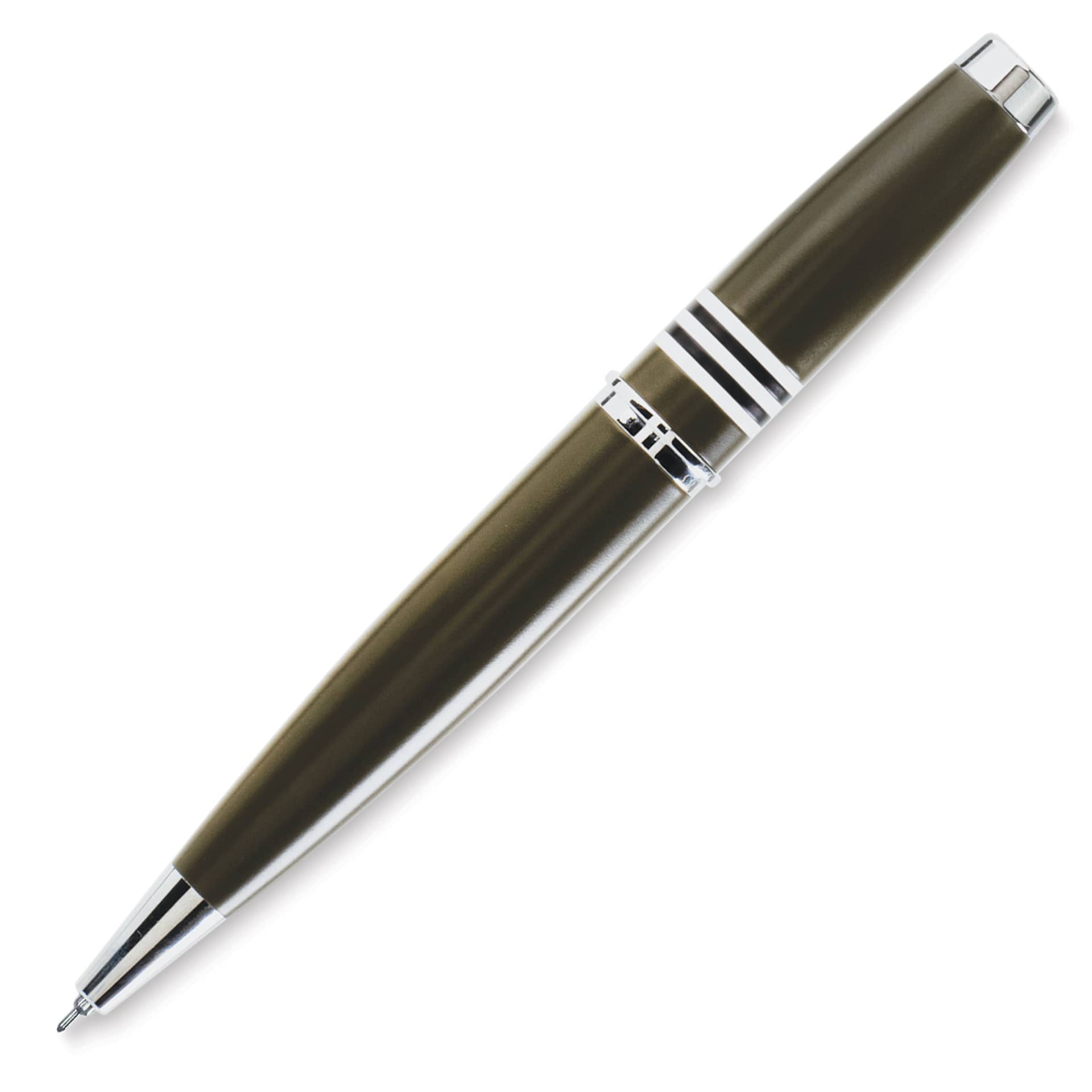 Monteverde Dakota Gel Pen - Military Green, cap off