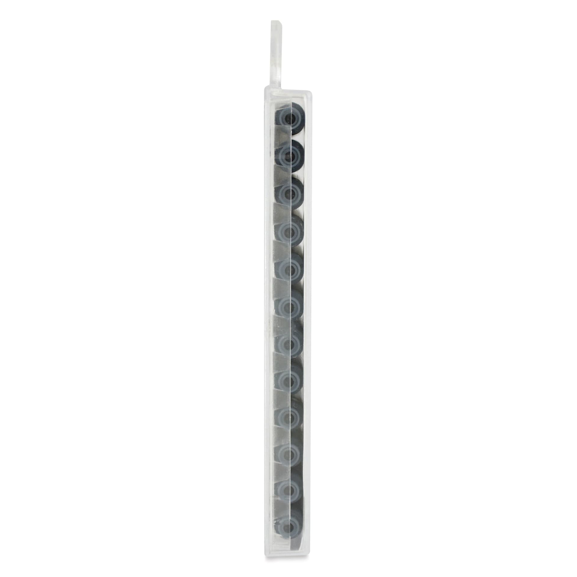 Monteverde Core Universal Ink Cartridge - Midnight Black, Pkg of 12, side view
