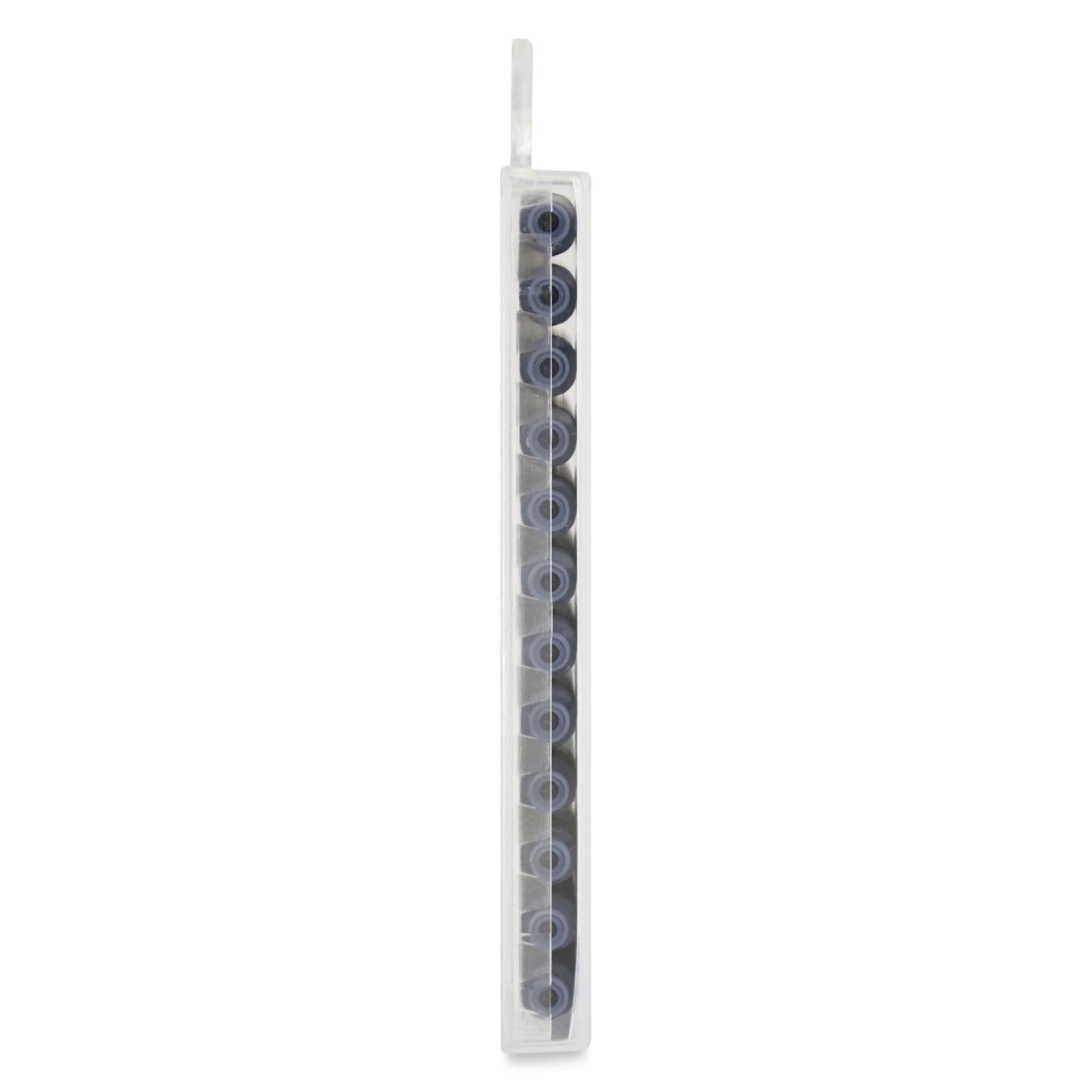 Monteverde Core Universal Ink Cartridge - Capri Blue, Pkg of 12, side view