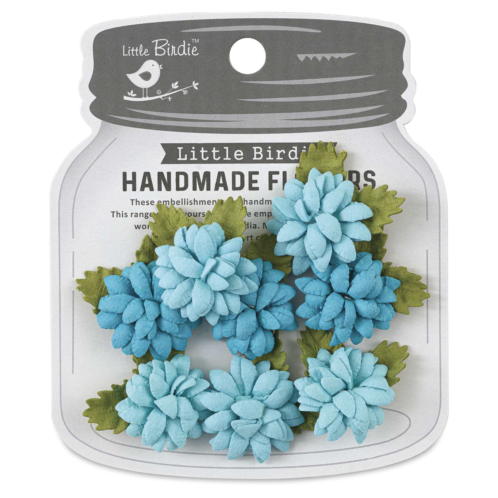Little Birdie Julita Paper Flowers - Song of the Sea, Pkg of 8 - front of packaging