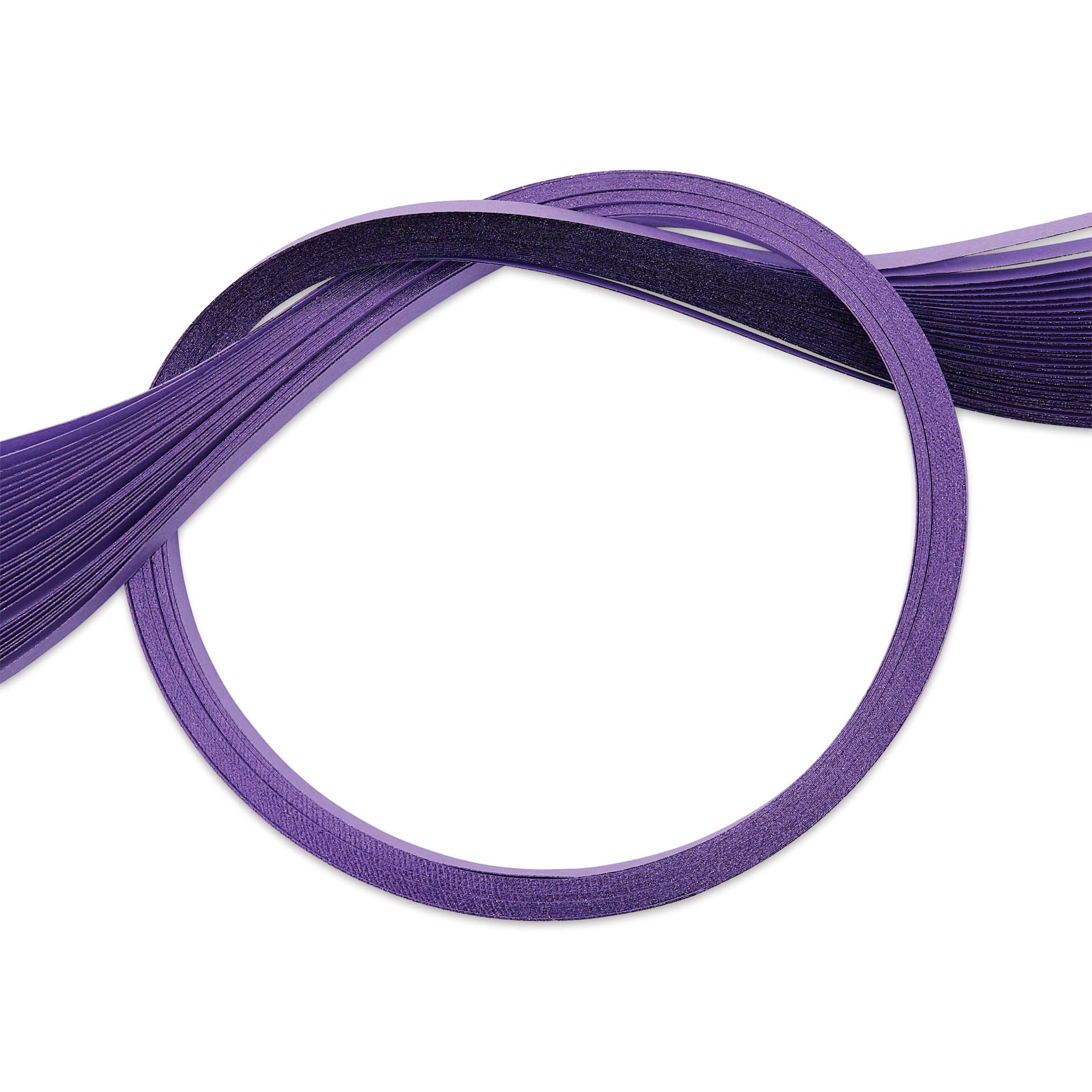 Quilled Creations Colored Edge Gilded Quilling Paper - Purple, 1/8"