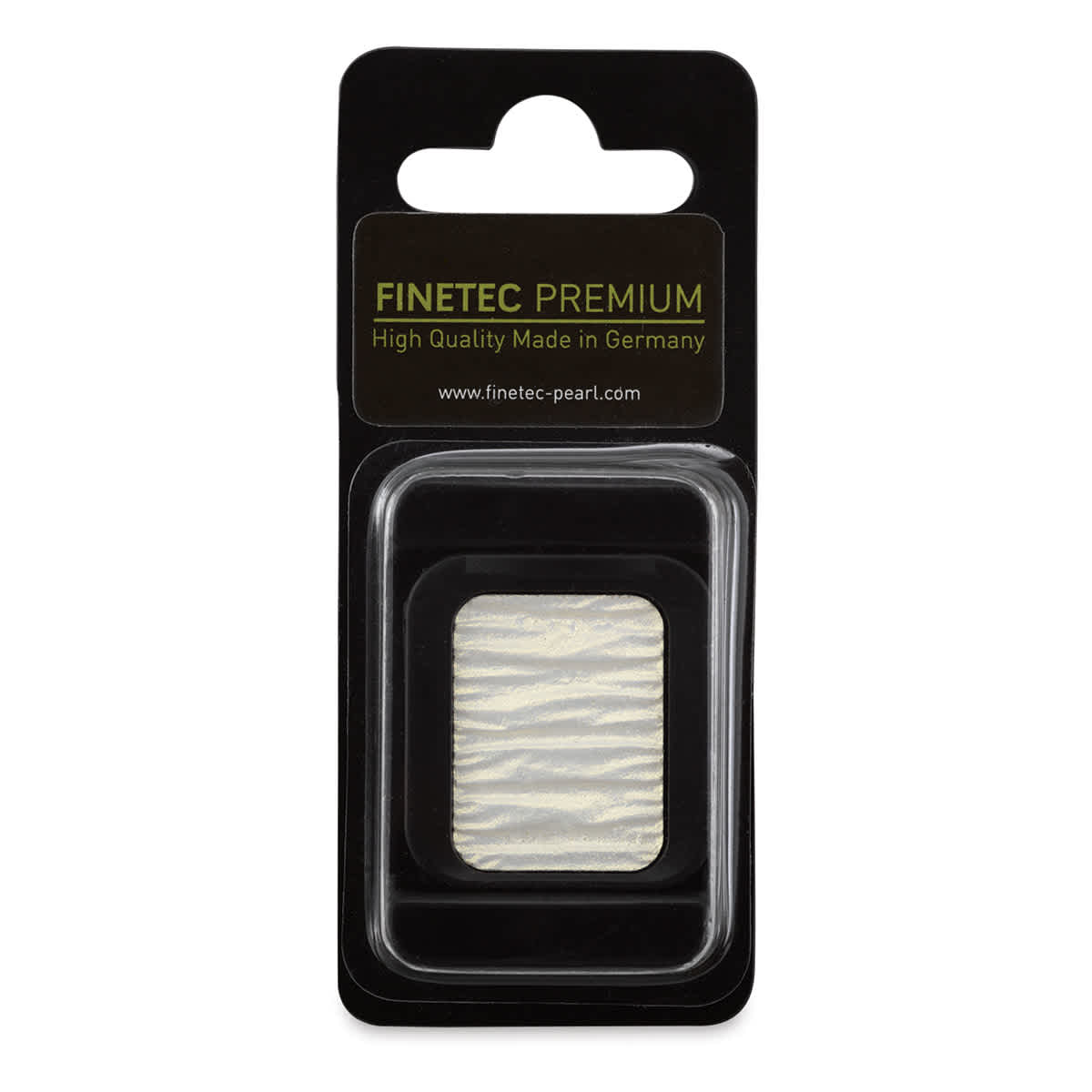 Finetec Premium Watercolor Pan - Gold (Pearlescent), In packaging.