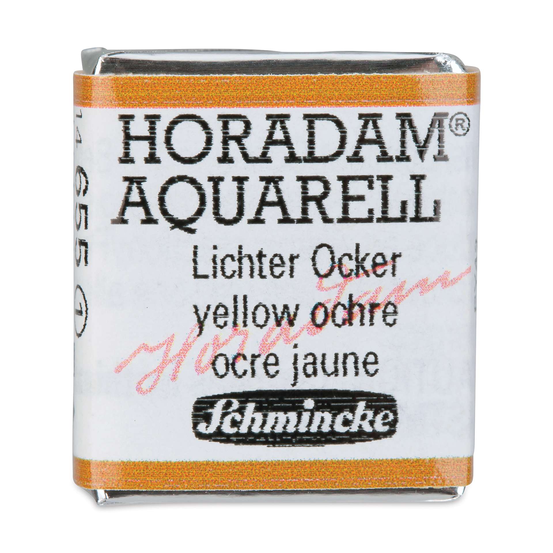 Schmincke Horadam Aquarell Watercolor - Yellow Ochre, Half Pan