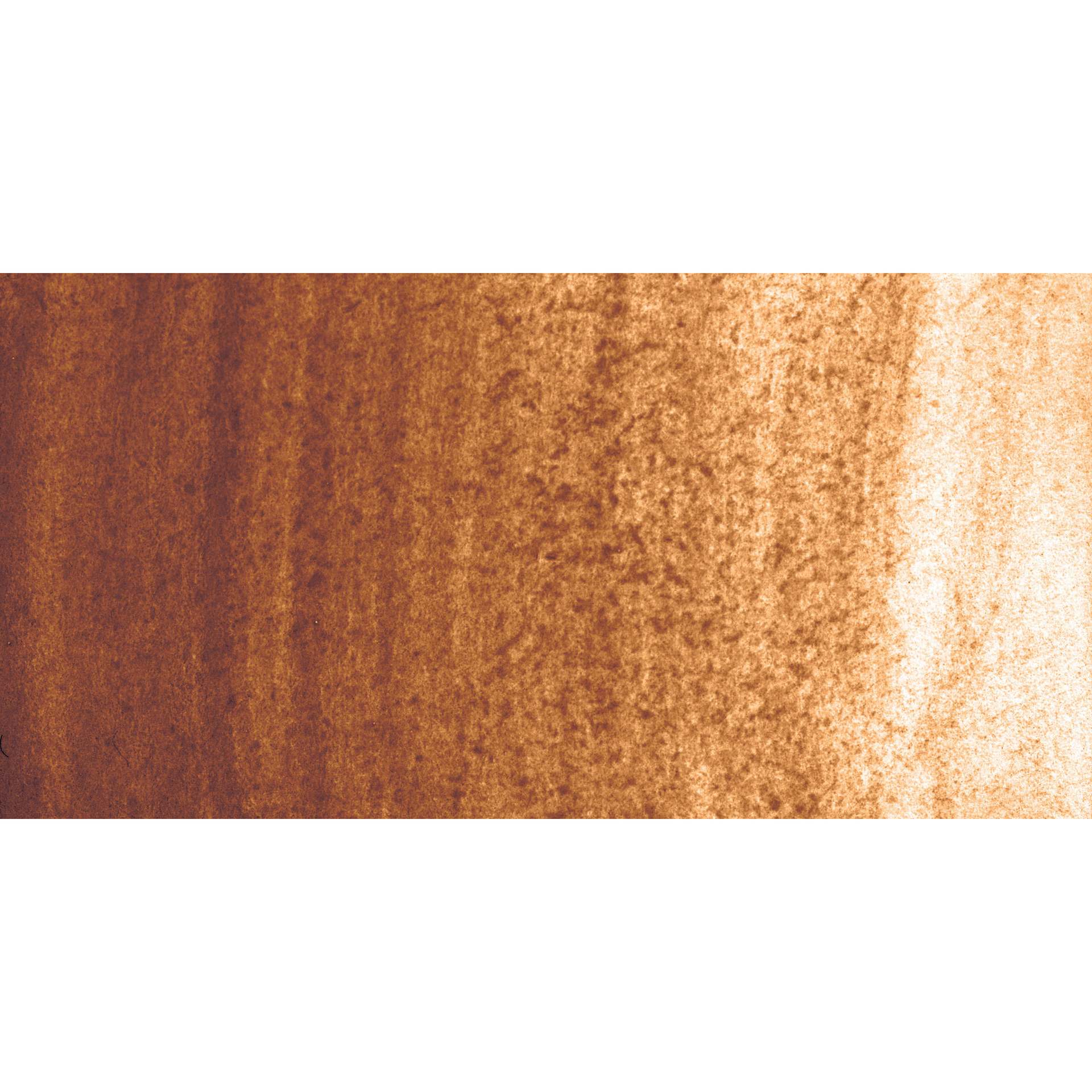 Schmincke Horadam Aquarell Artist Watercolor - Tundra Orange, Supergranulation, Swatch
