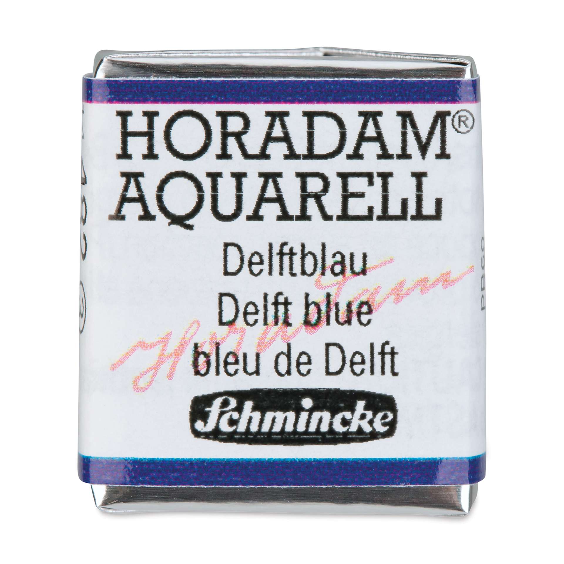 Schmincke Horadam Aquarell Watercolor - Delft Blue, Half Pan