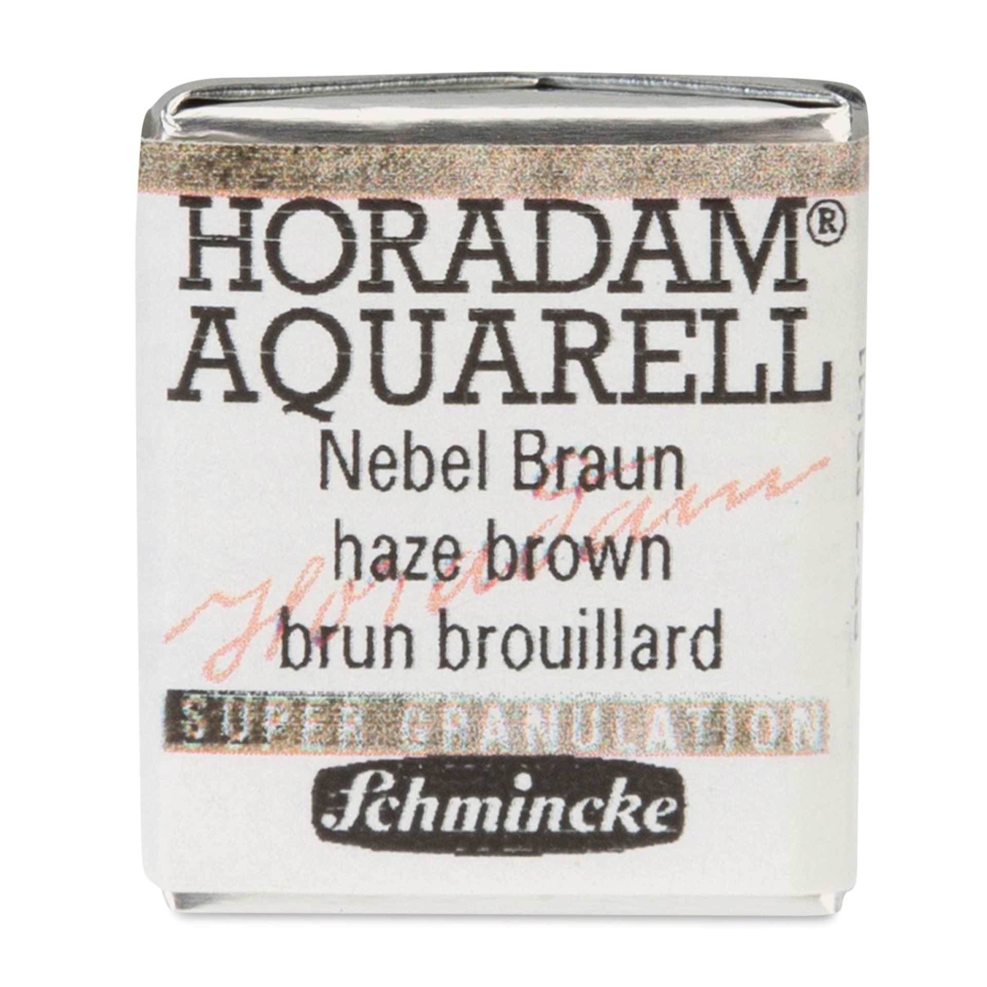 Schmincke Horadam Aquarell Watercolor - Haze Brown, Half Pan