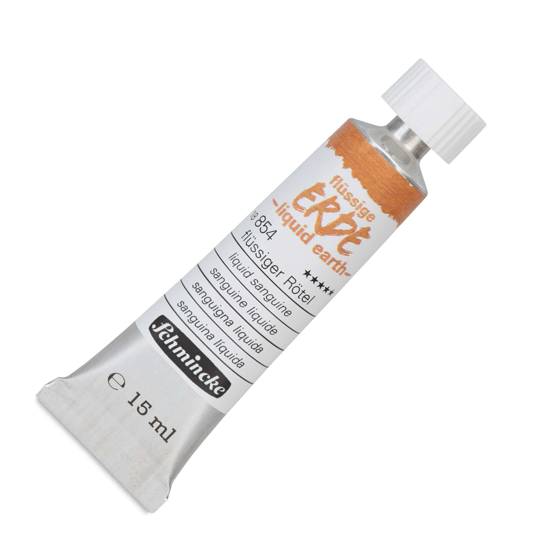 Schmincke Liquid Earth Watercolor Tube - Liquid Sanguine, 15 ml