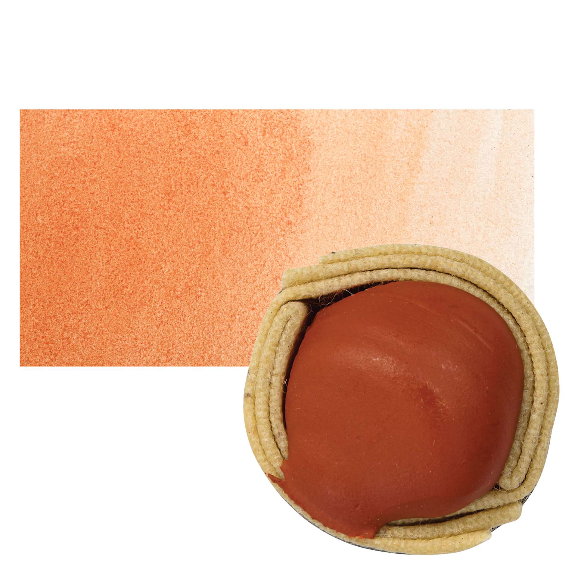 Beam Paints Watercolor Paintstone - Bread stone and swatch