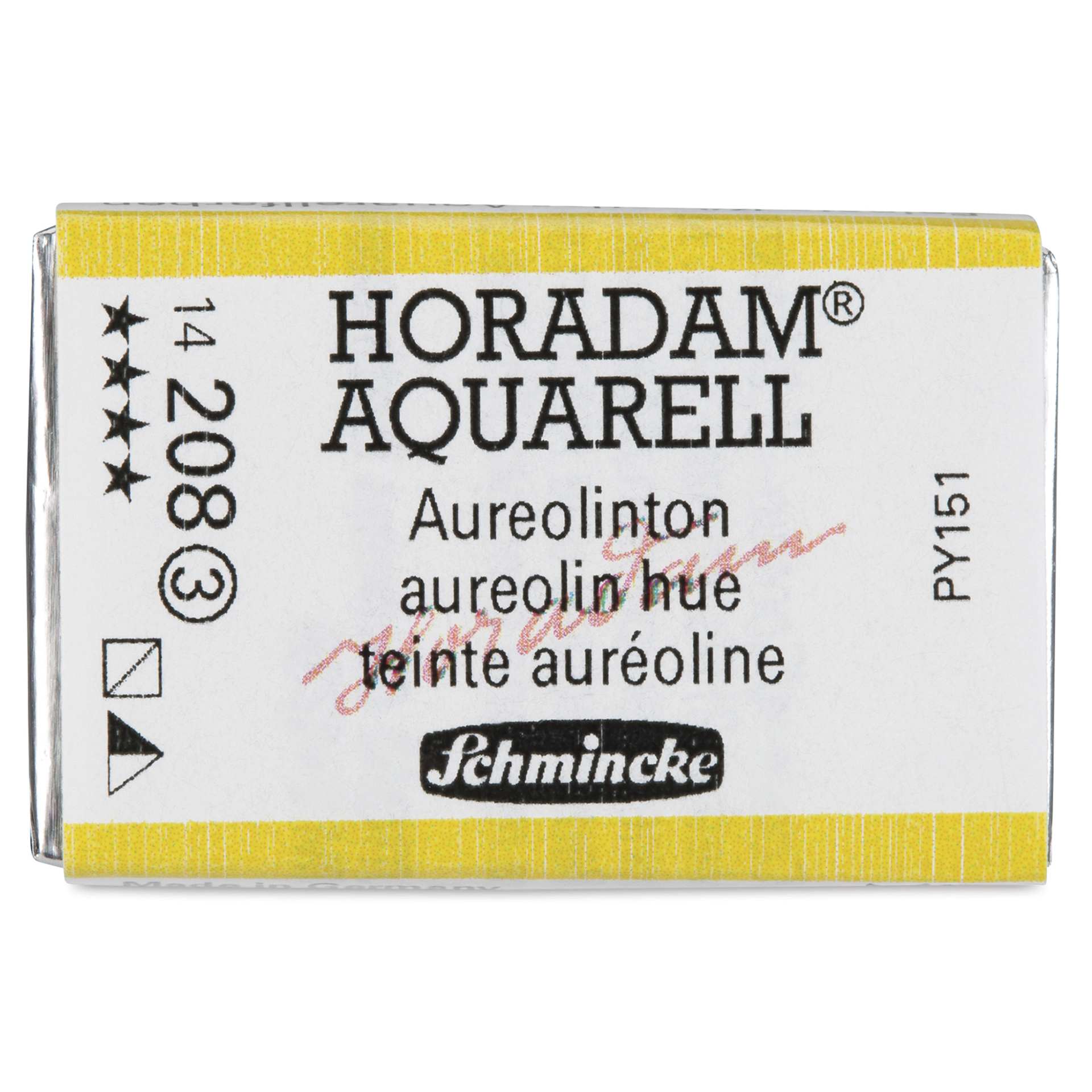 Schmincke Horadam Aquarell Watercolor - Aureolin Hue, Full Pan