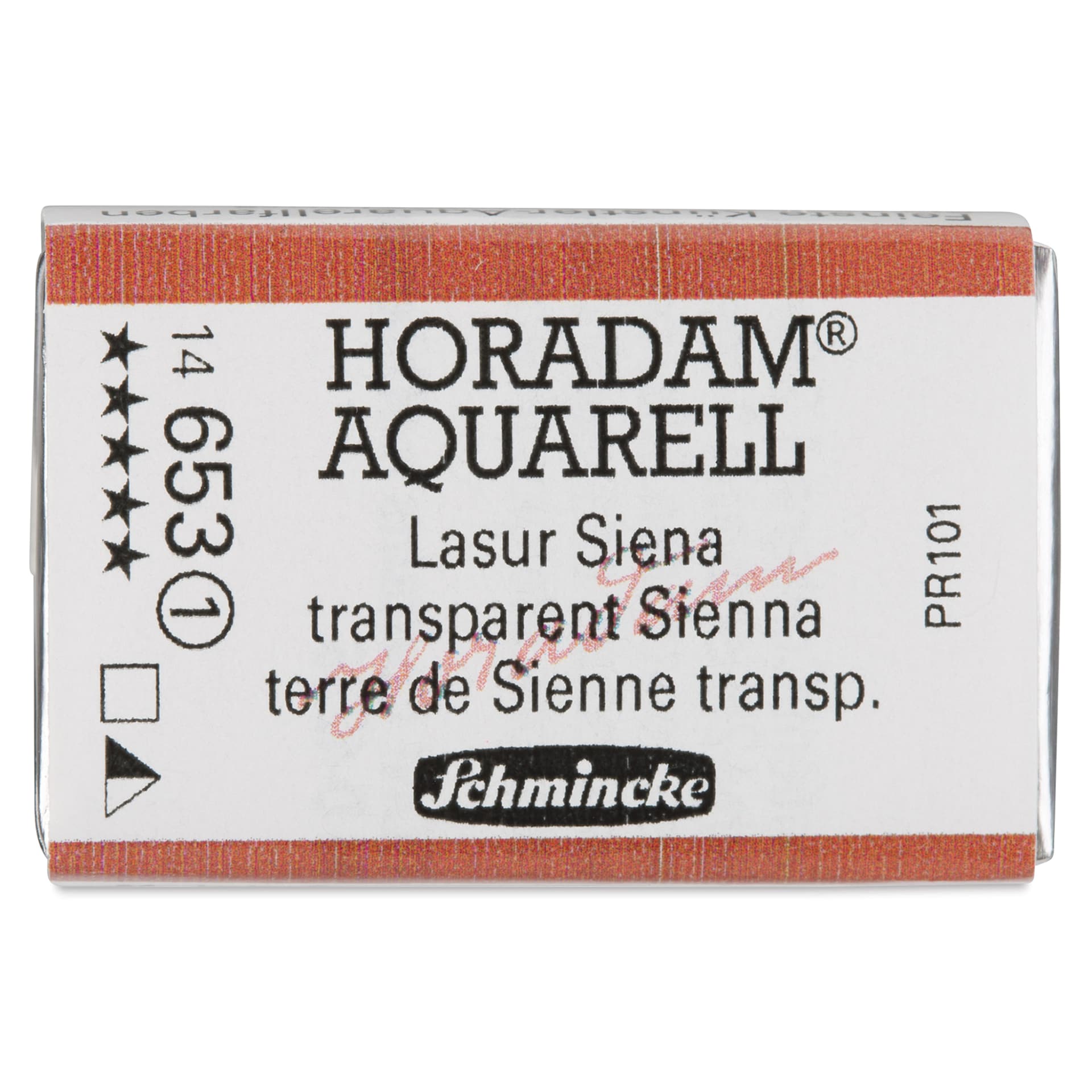 Schmincke Horadam Aquarell Watercolor - Transparent Sienna, Full Pan