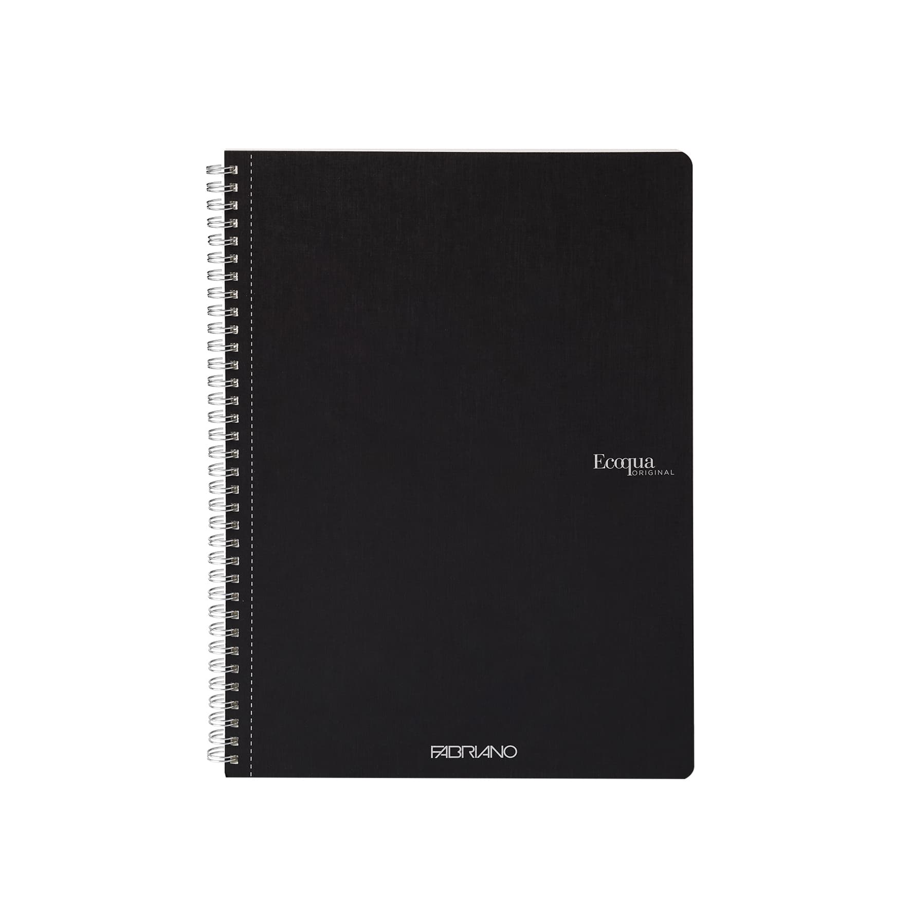 Fabriano Eco Qua Spiral Blank Black - 70 Shts./Bk.