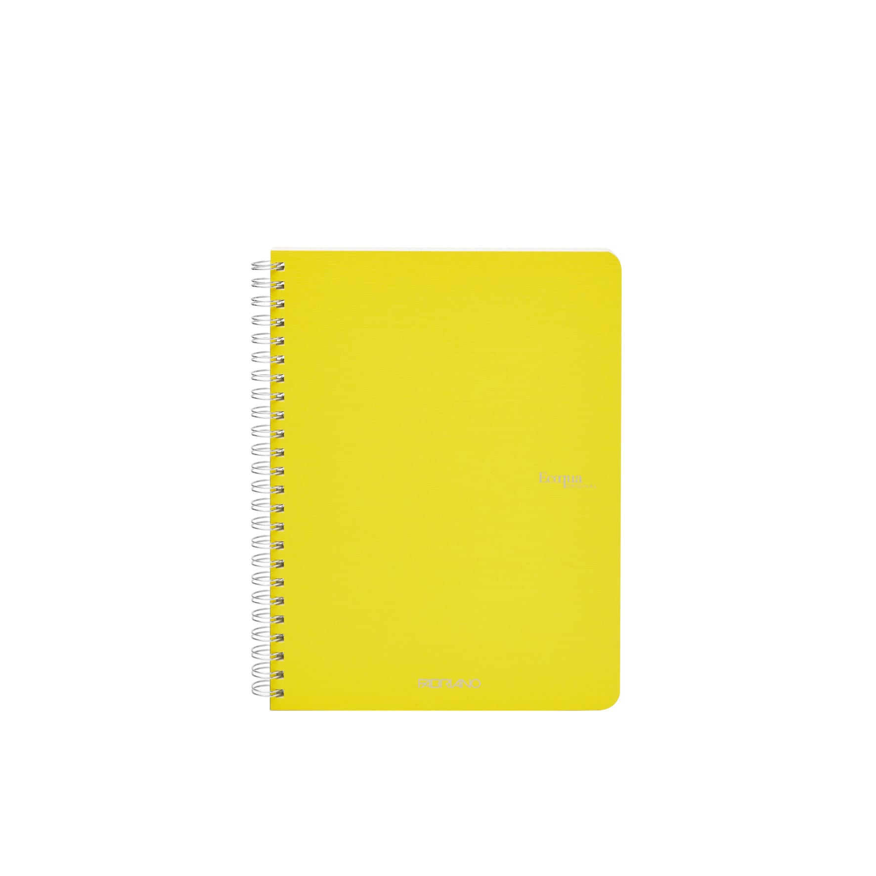 Fabriano Eco Qua Spiral Blank Yellow - 70 Shts./Bk.