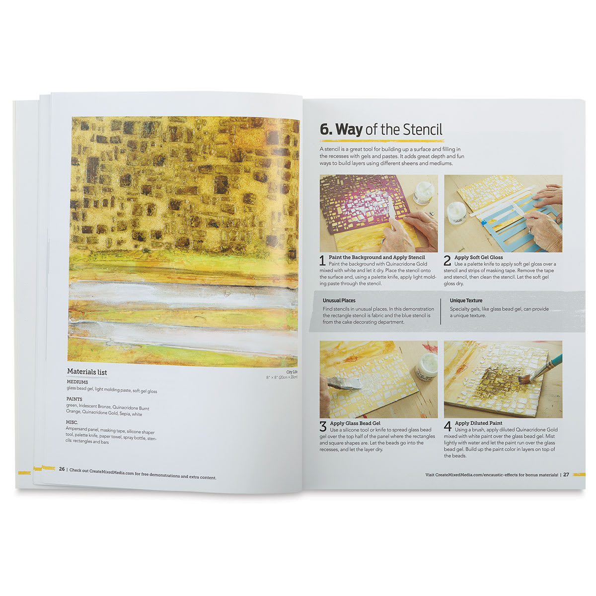 Acrylic Painting for Encaustic Effects