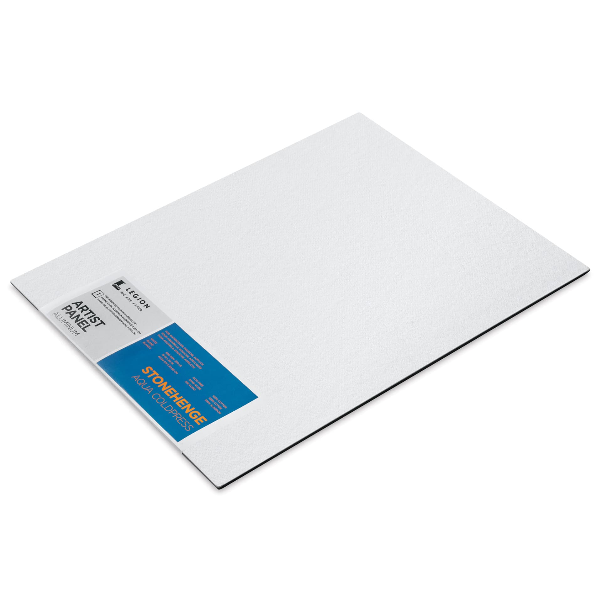 Legion Stonehenge Aqua Aluminum White Panel - 16" x 20" side view