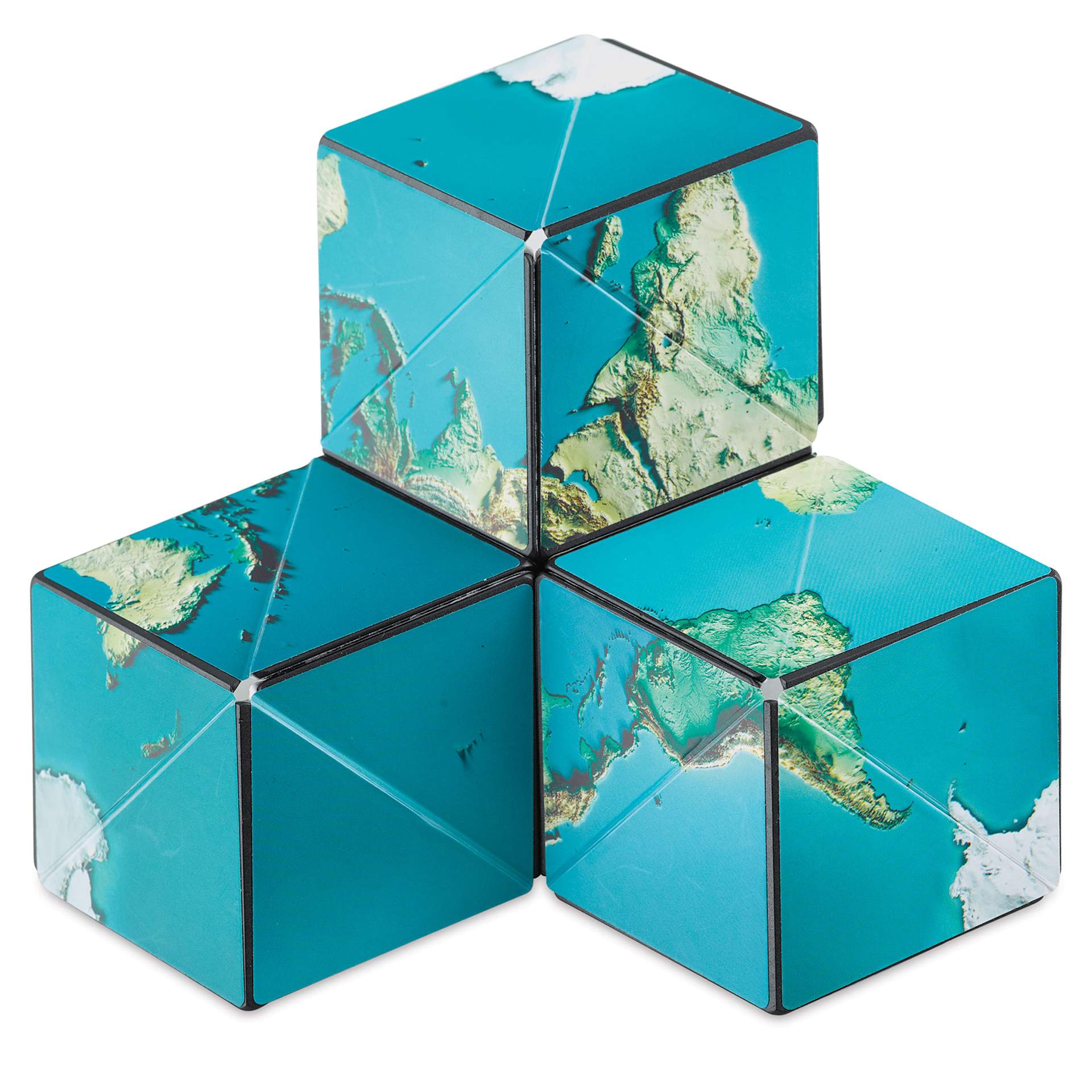 スペースビーズプレイキューブ Shashibo Puzzle Toy - Earth | BLICK Art Materials