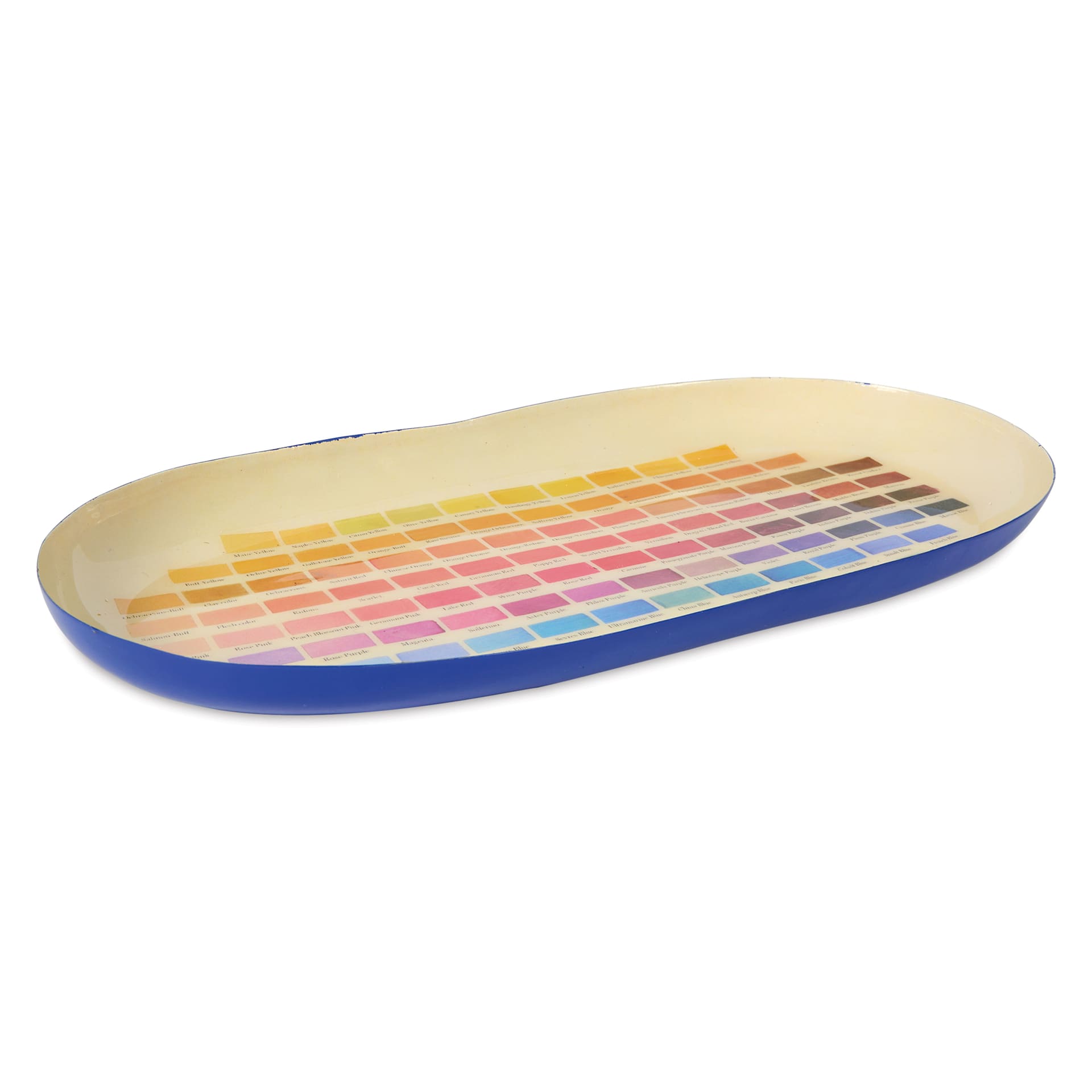 Roomytown Enamel Trays - Nomenclature of Colors, 4-7/10" x 9-4/5" x 3/5"